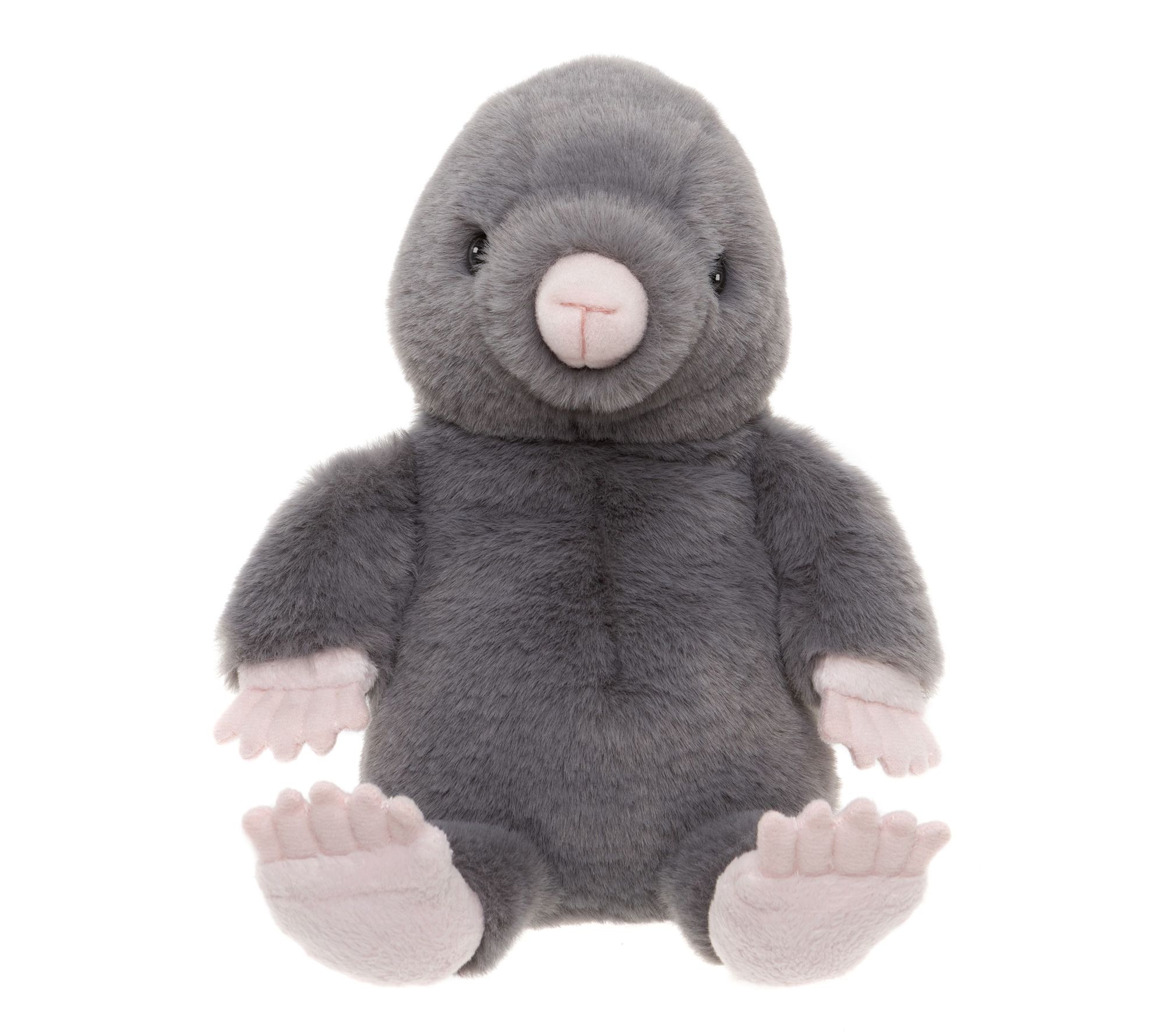 Charlie Bears Soft Plush Mula Mole in Stone Grey