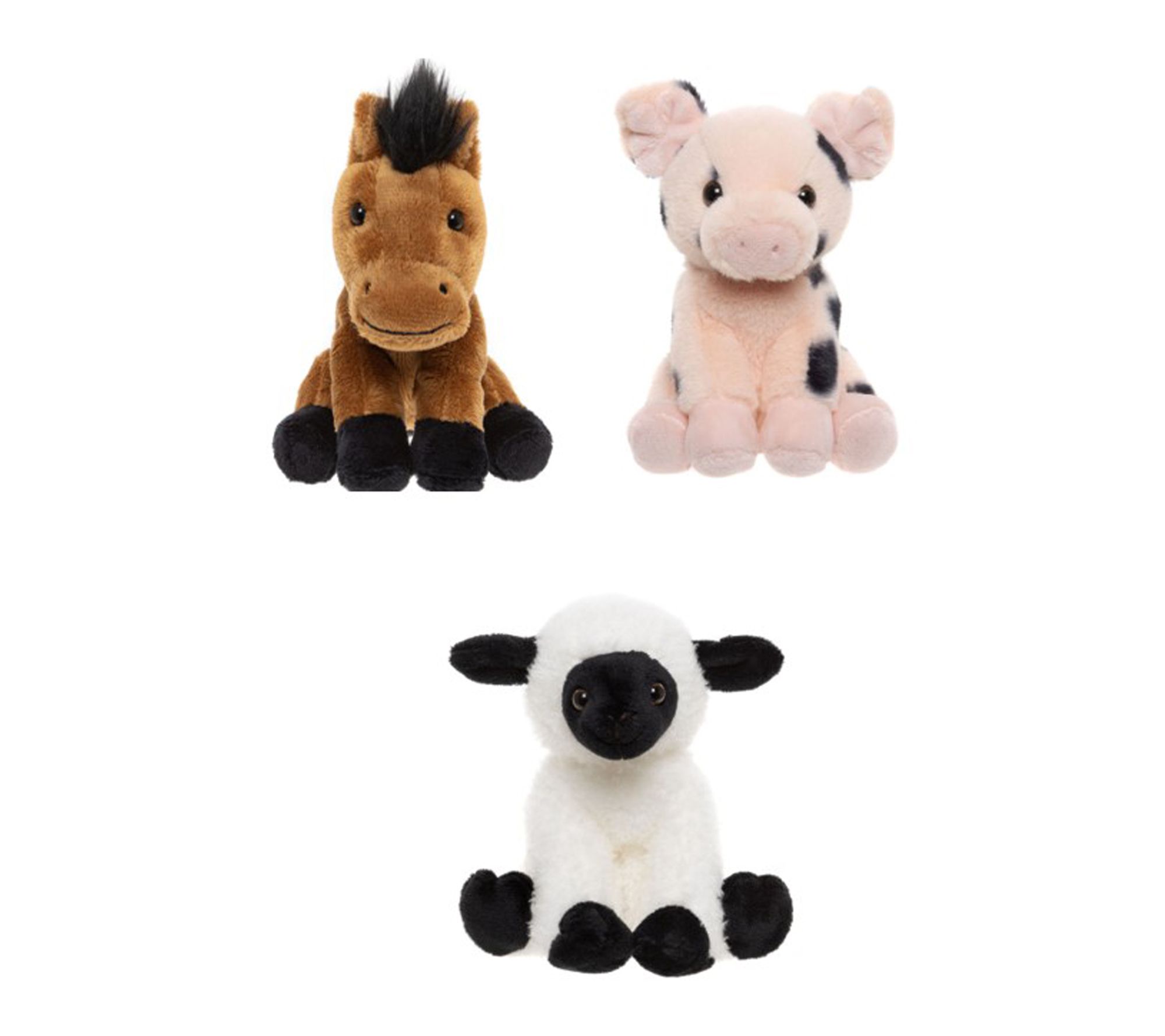 Charlie Bears Cuddle Cub Farm Friends Horse Lamb & Pig Bundle