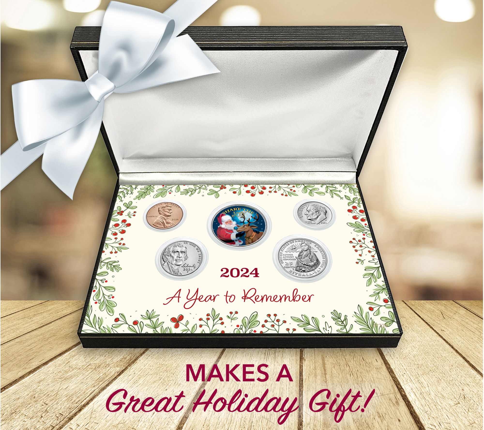 American Coin 2024 Year To Remember Santa CoinBox Set