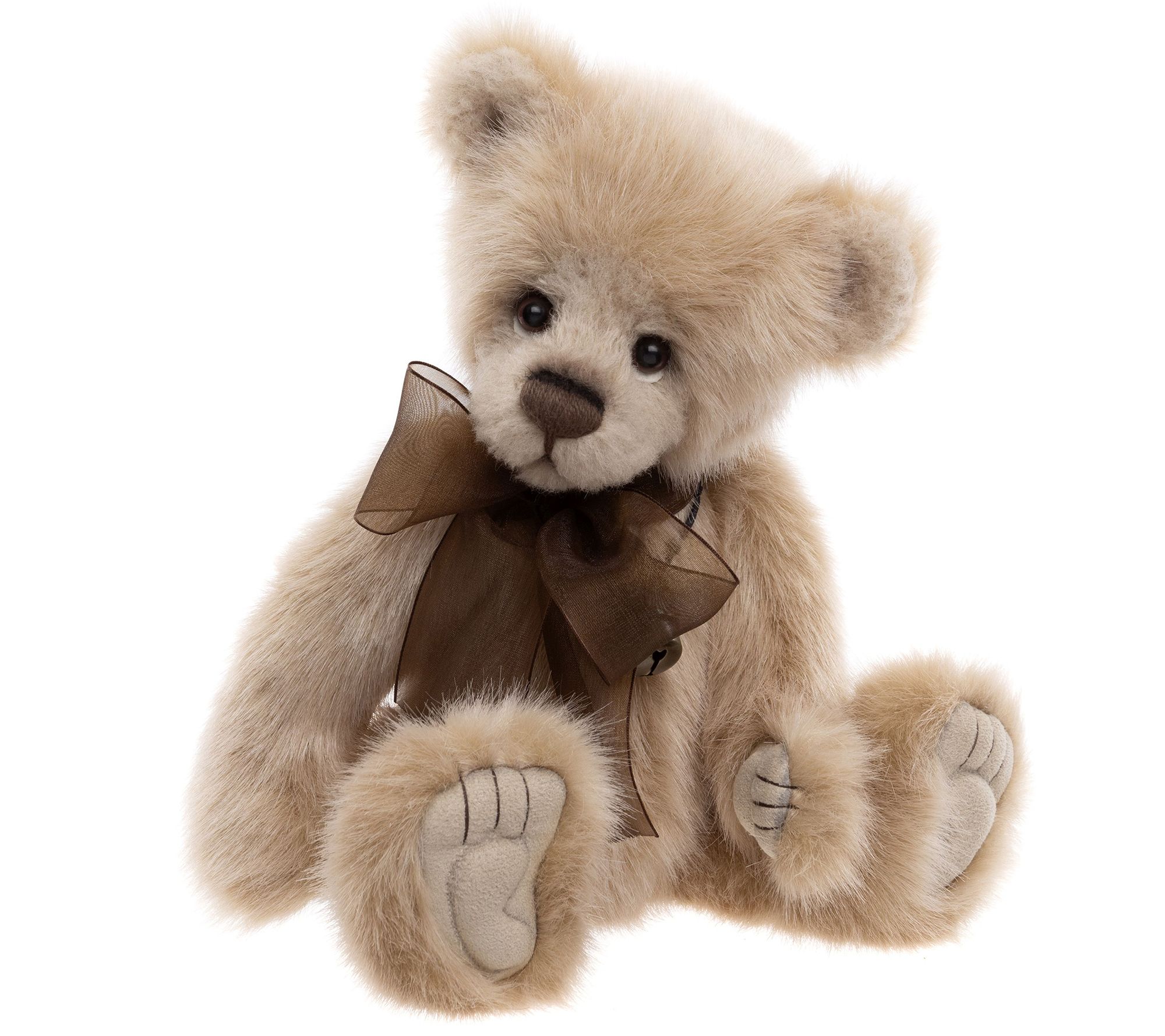 Charlie Bears Anniversary Scribbles 12.5" Short Fur Plush Bear