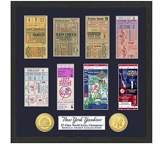 New York Yankees World Series Ticket Collection