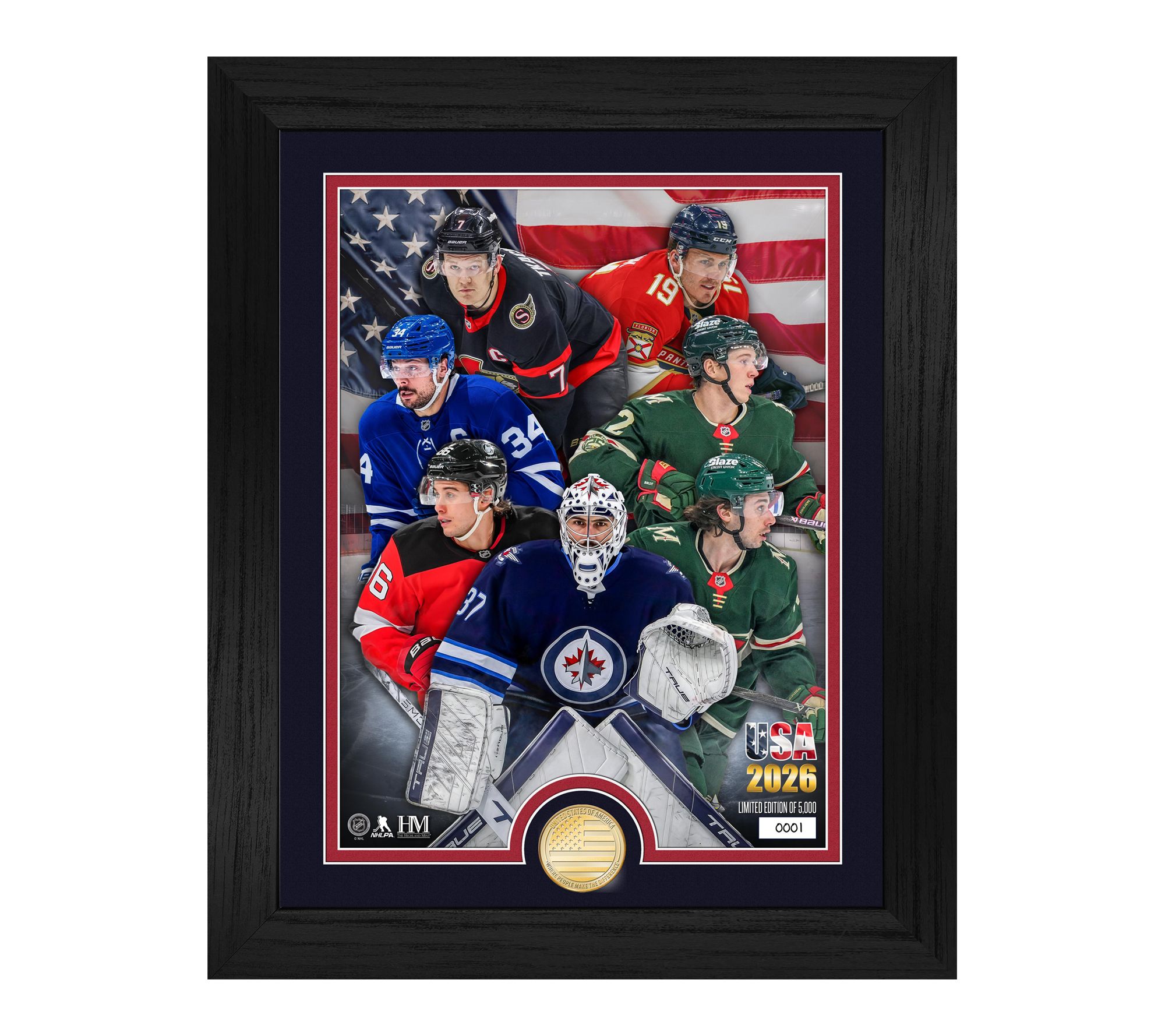 USA 2026 NHL Hockey Team Force Bronze Coin Photo Mint