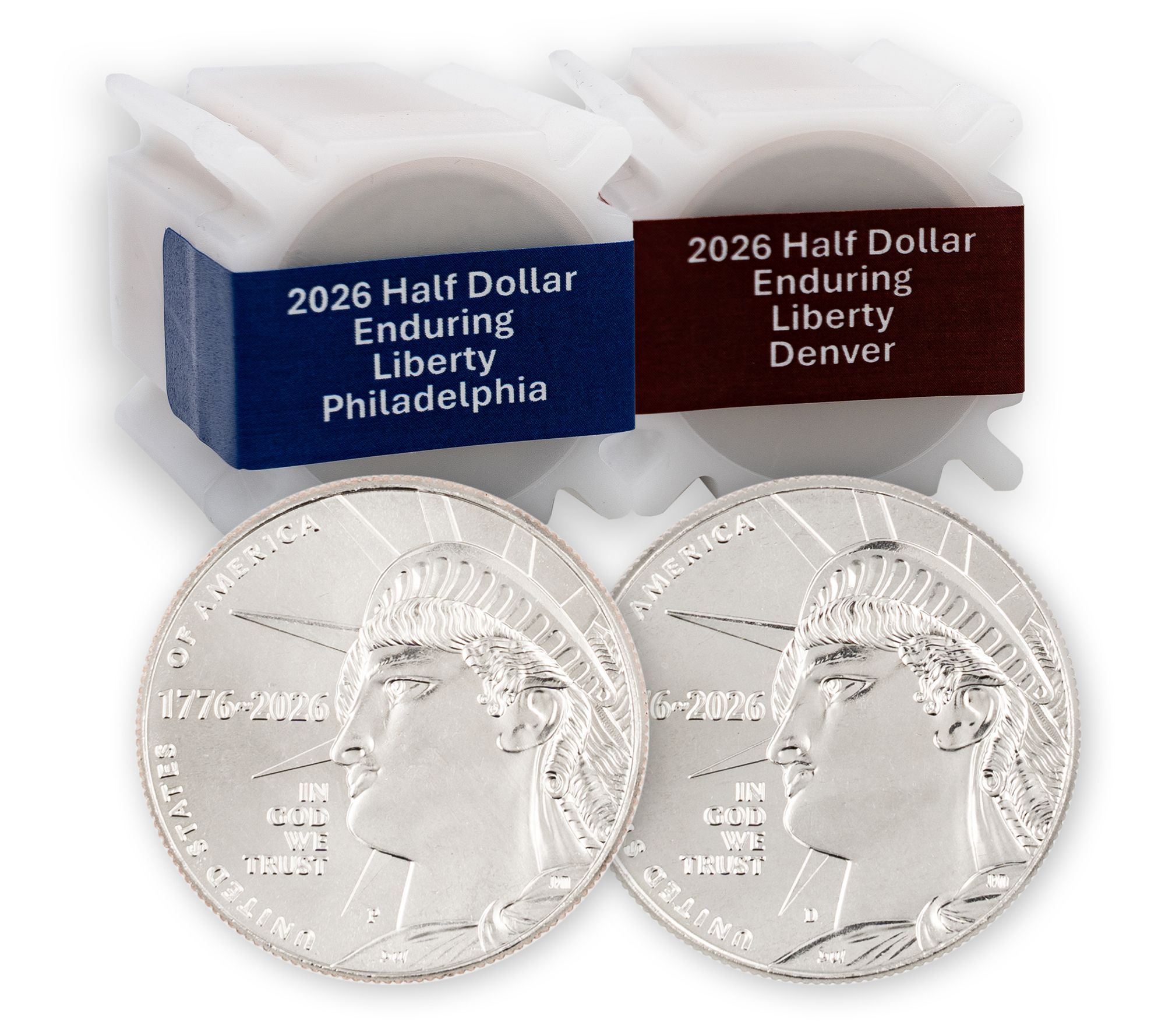 2026 Enduring Liberty Half Dollar P&D Rolls - Uncirculated - QVC.com