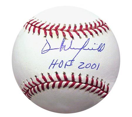 Dave Winfield Autographed Baseball
