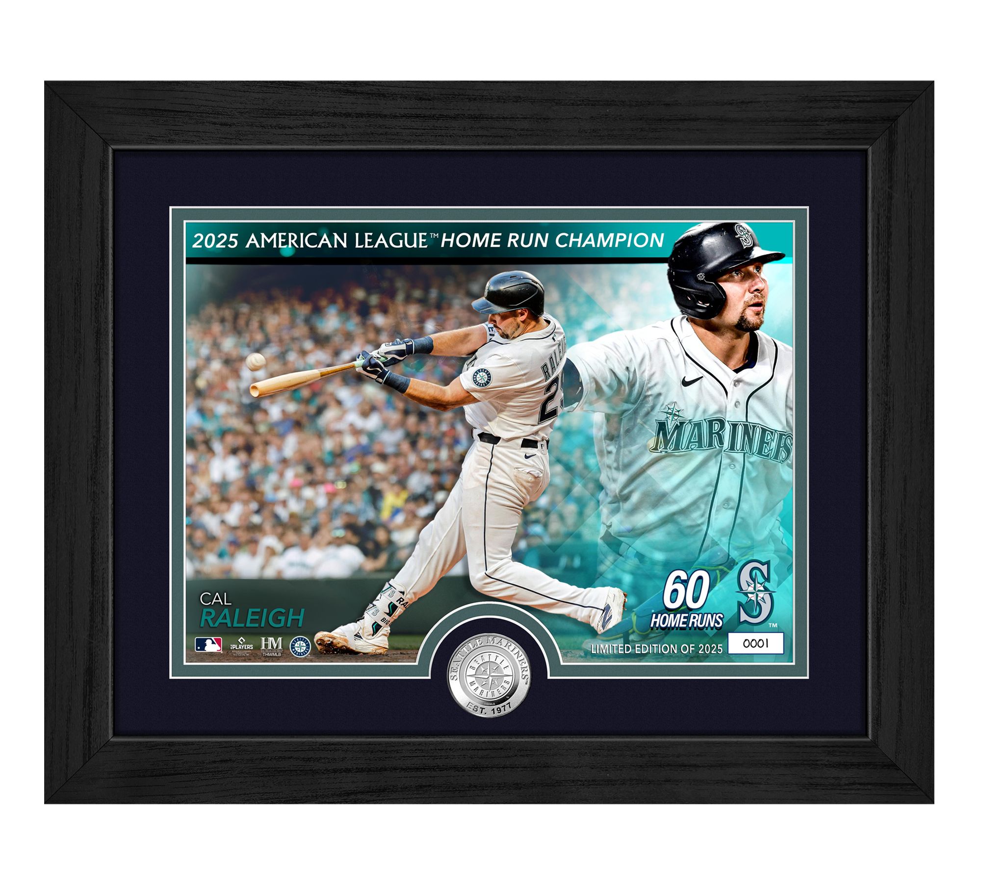 The Highland Mint Cal Raleigh 2025 A.L. Champion Silver Coin