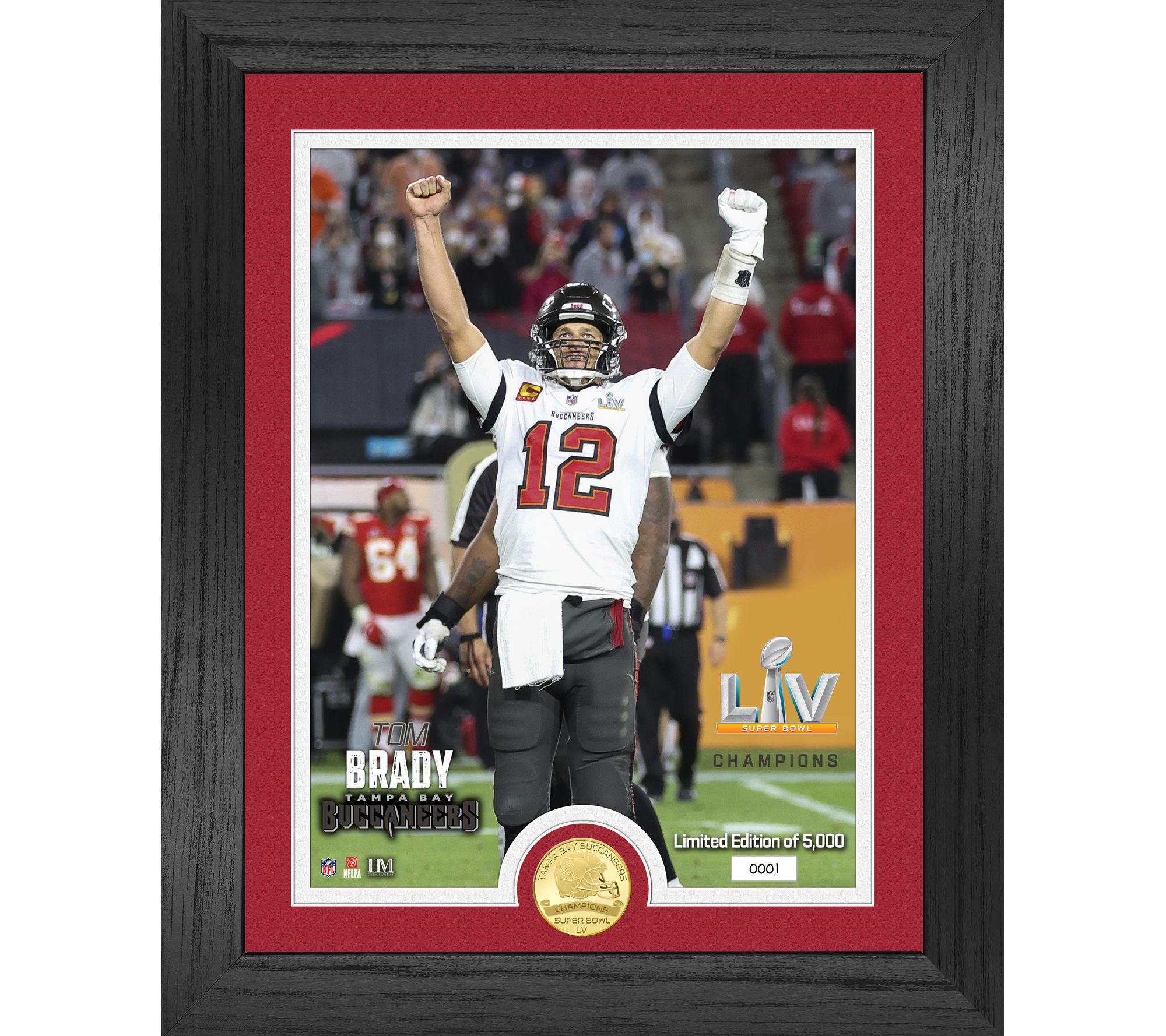 Tom Brady & Rob Gronkowski Tampa Bay Buccaneers 8 x 10 Framed Football  Championship Photo with Engraved Autographs