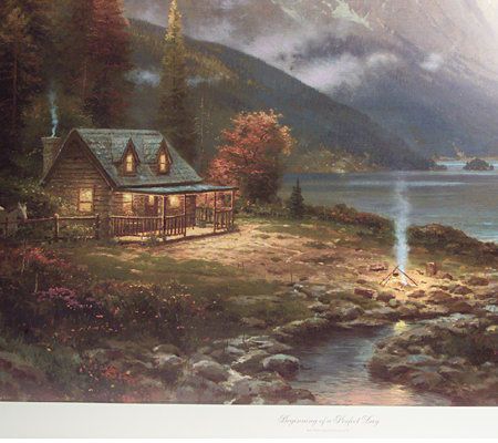 “Beginning of a Perfect Day” Limited Edition Print by Thomas Kinkade