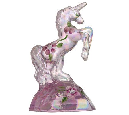 fenton glass unicorn