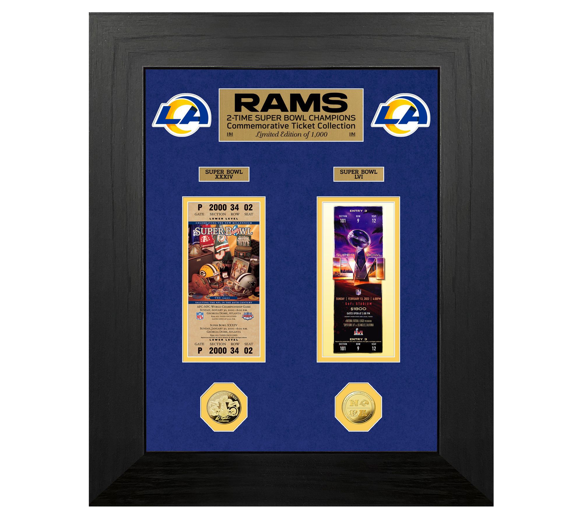 Los Angeles Rams Super Bowl Champion Football Limited Edition Exclusive