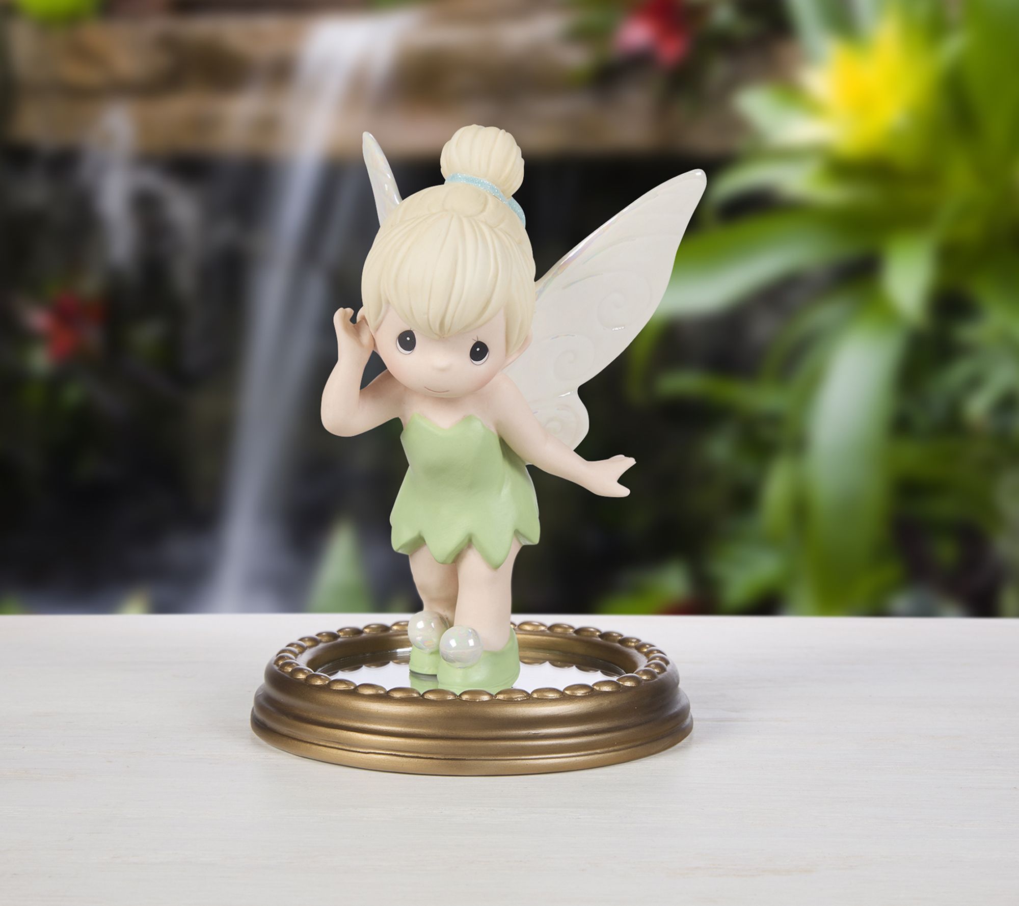 Precious Moments Disney Tinker Bell Walking onMirror Figurine