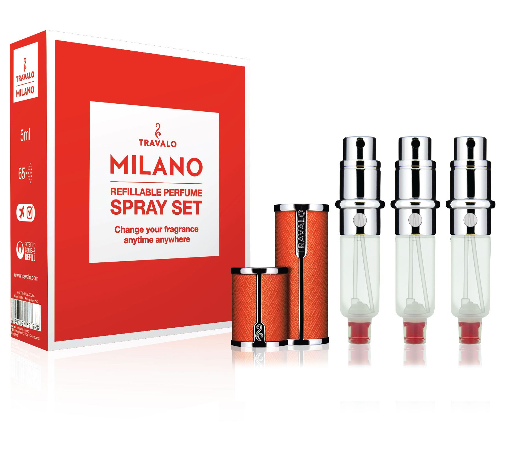 Travalo Milano Atomizer Fragrance Travel Set