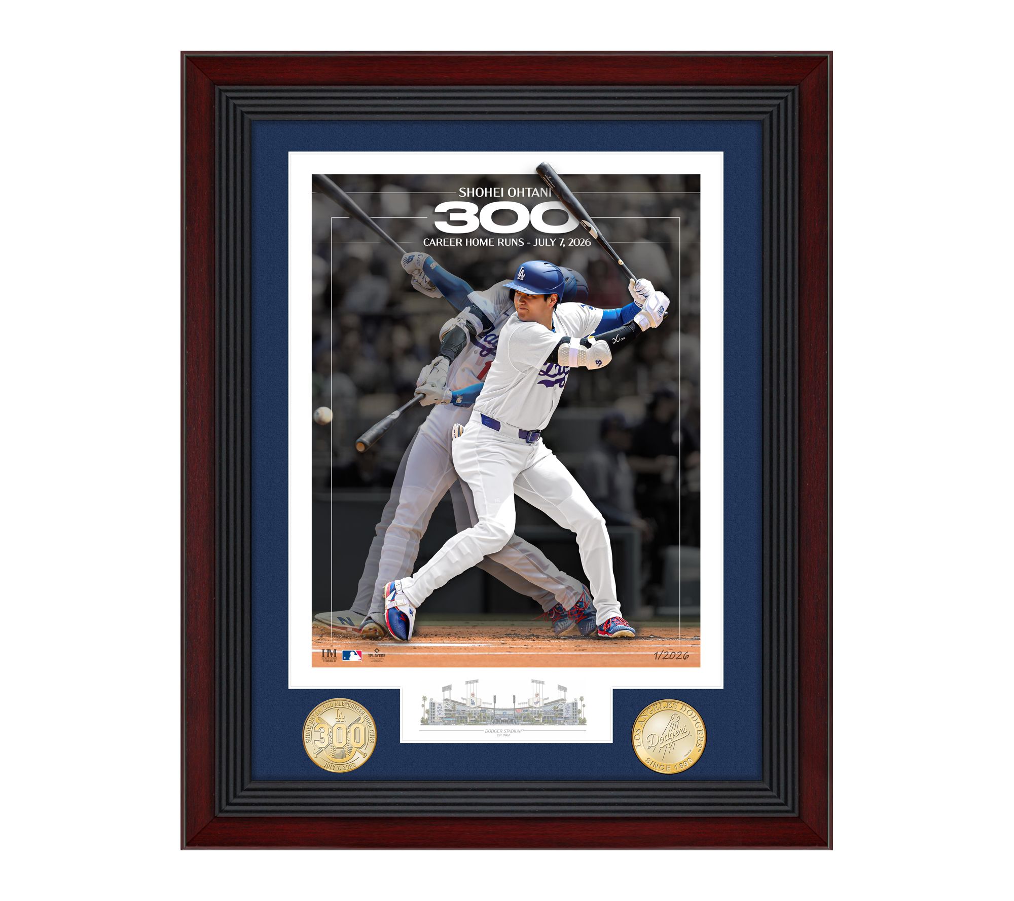Shohei Ohtani 300th Career Home Run Commemorative Photo Mint