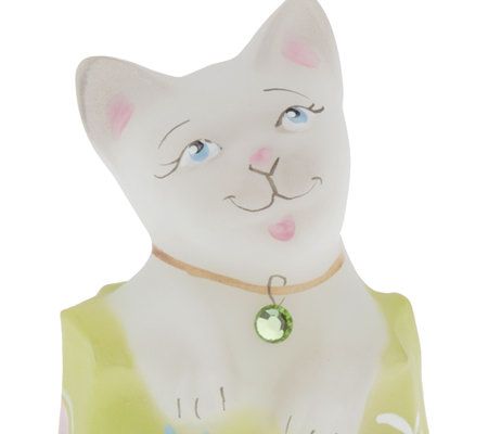 fenton birthstone cat