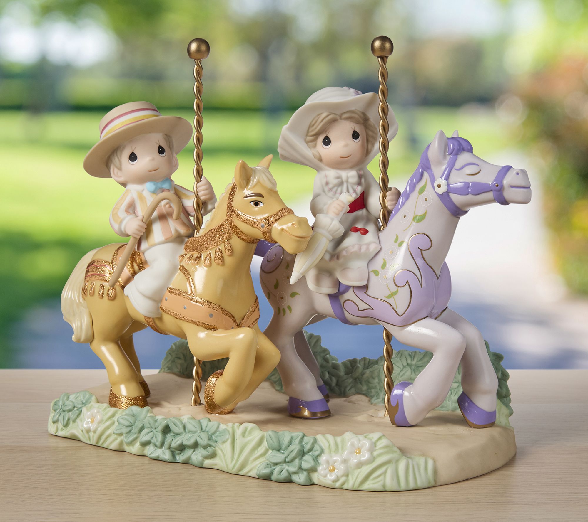 Precious Moments Disney Ltd Ed Mary Poppins Carousel Horses