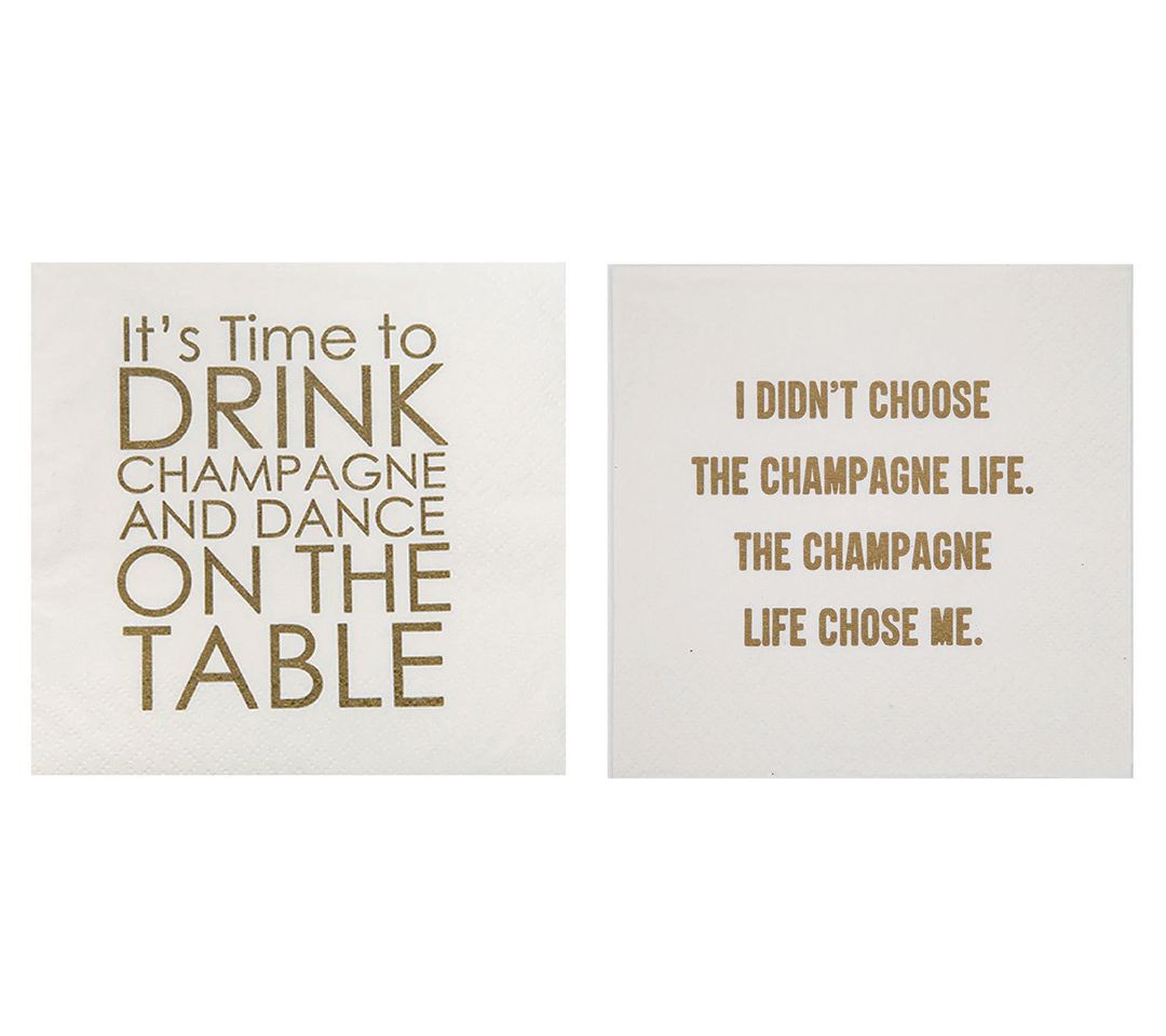 Mary Phillips Designs New Year's Eve Cocktail Napkin Bundle