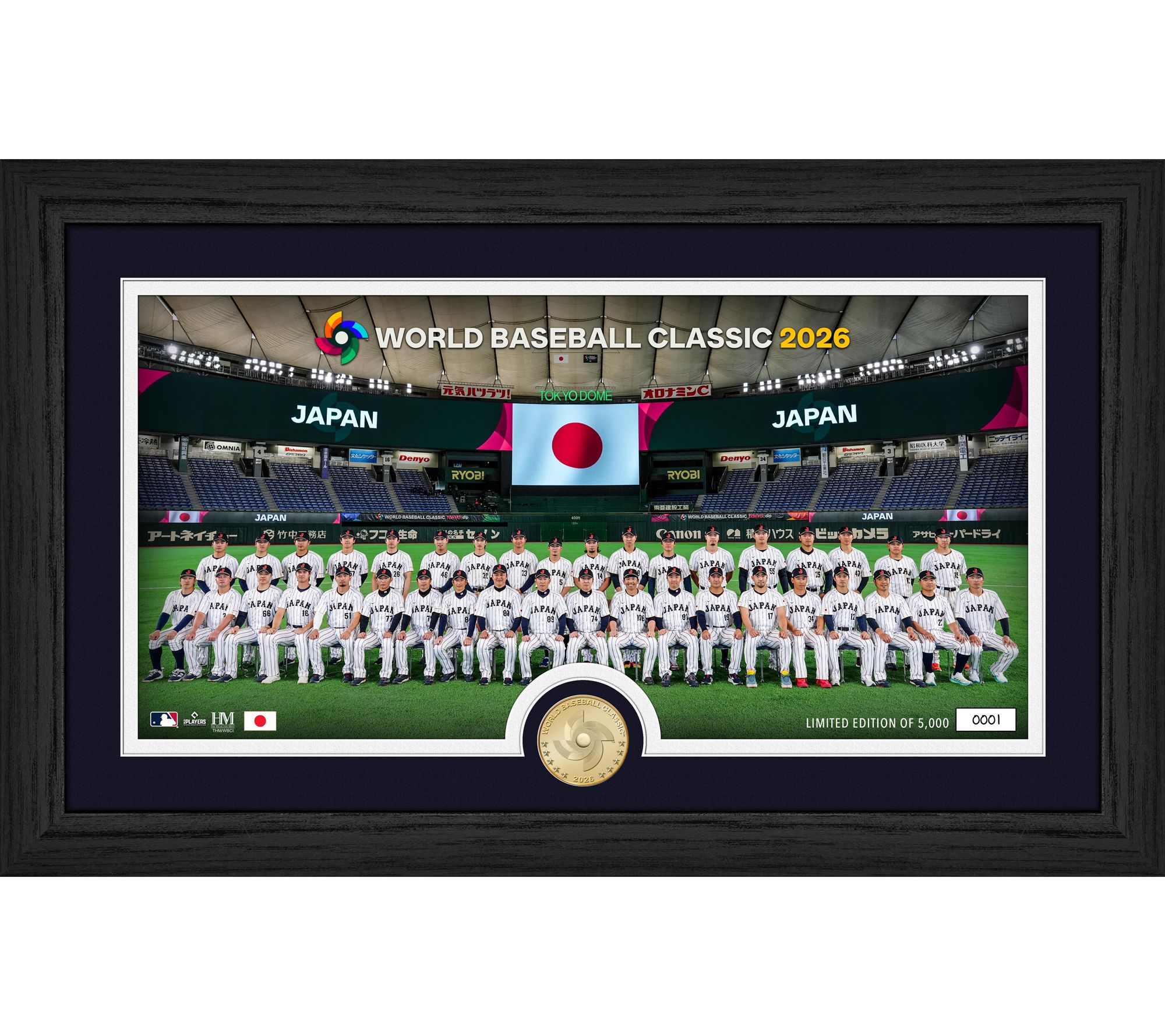 World Baseball Classic 2026 Team Japan Bronze Coin Photo Mint