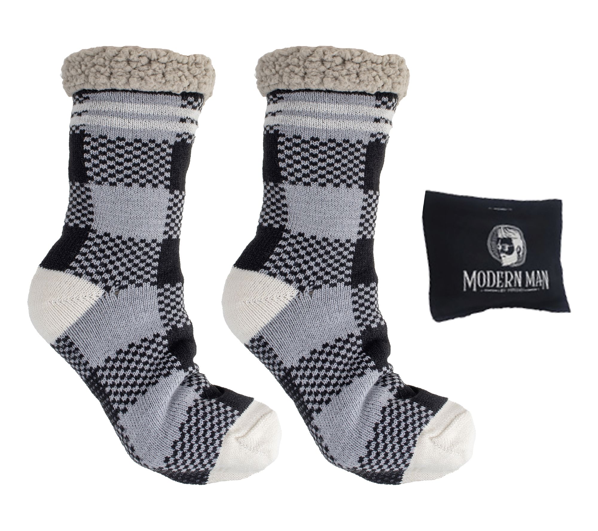 MinxNY Checkmate Buffalo Lounge Socks
