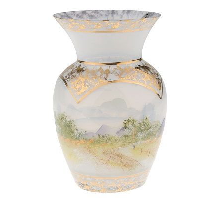 Fenton Art Glass Ltd. Ed. French Opalescent Vase - QVC.com