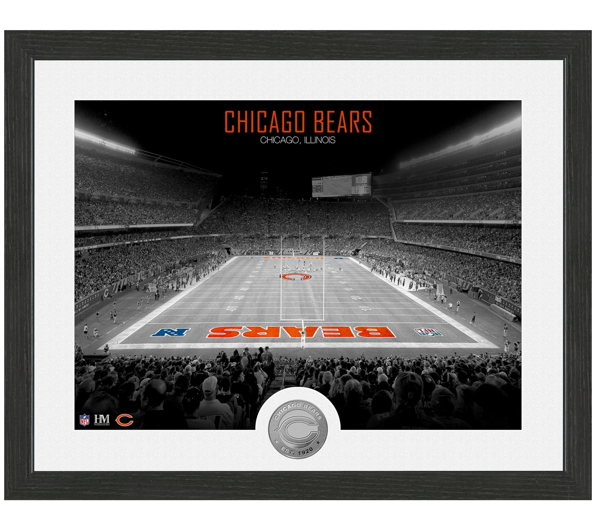 NFL Art Deco Stadium Photo Mint
