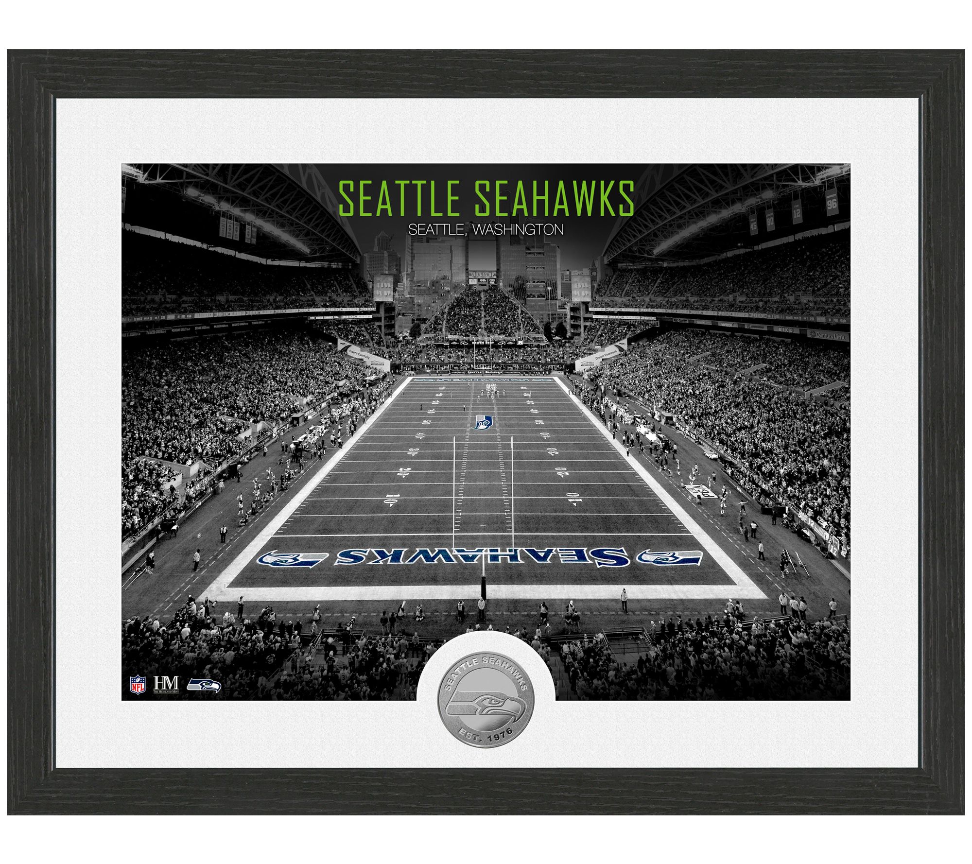 NFL Art Deco Stadium Photo Mint