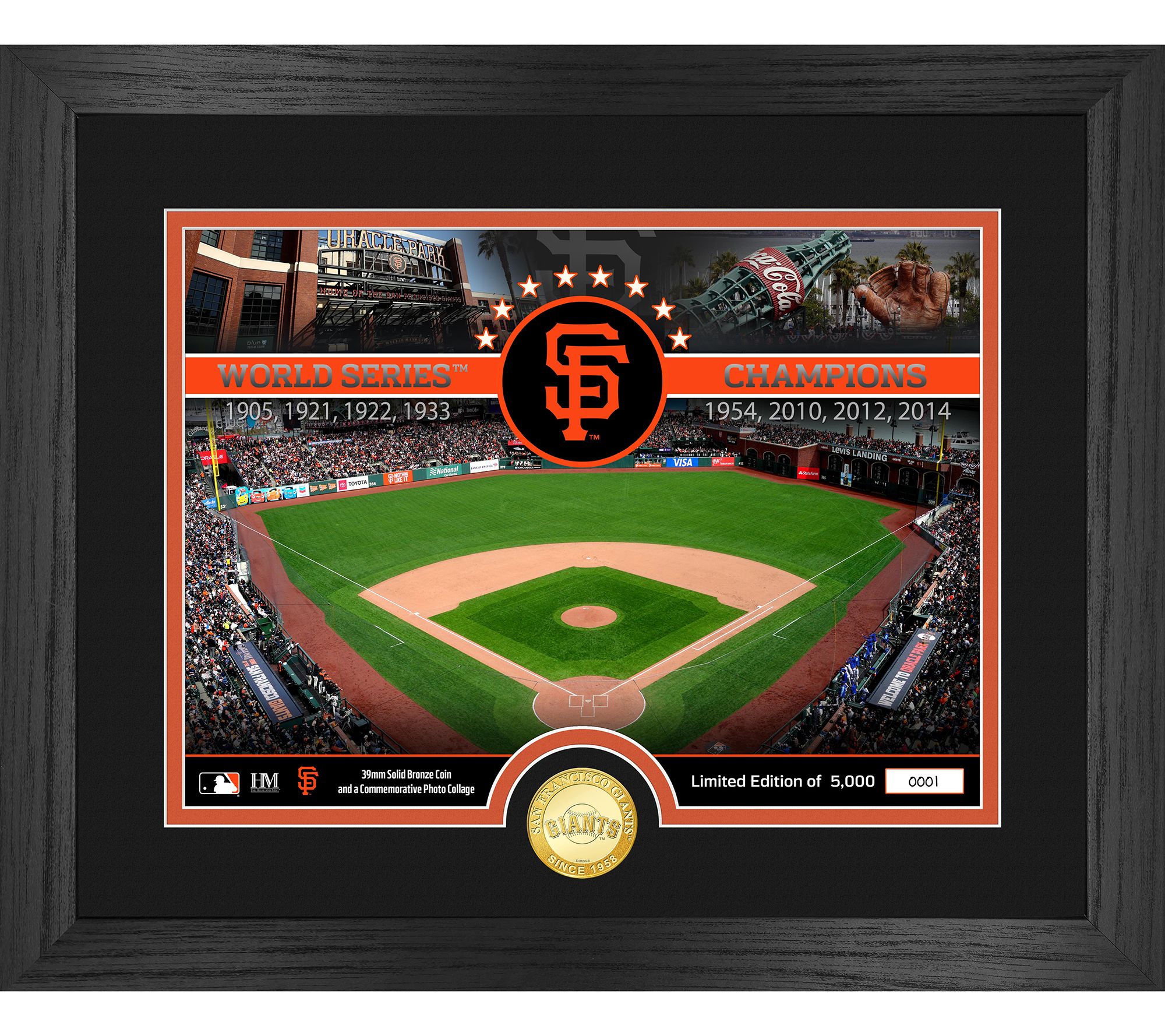 Highland Mint San Francisco Giants Bronze CoinStadium Mint