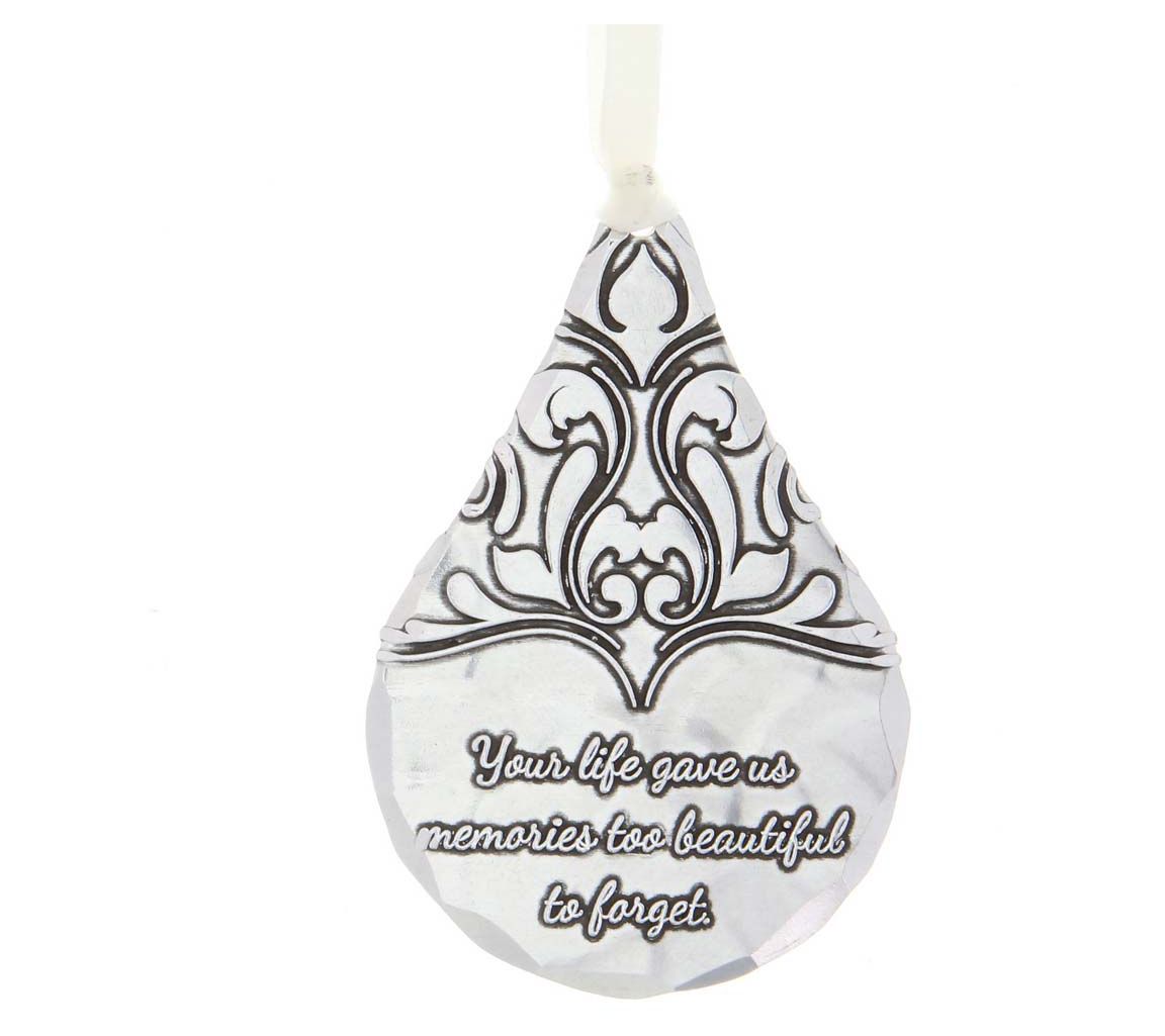 Wendell August Teardrop Memorial Ornament