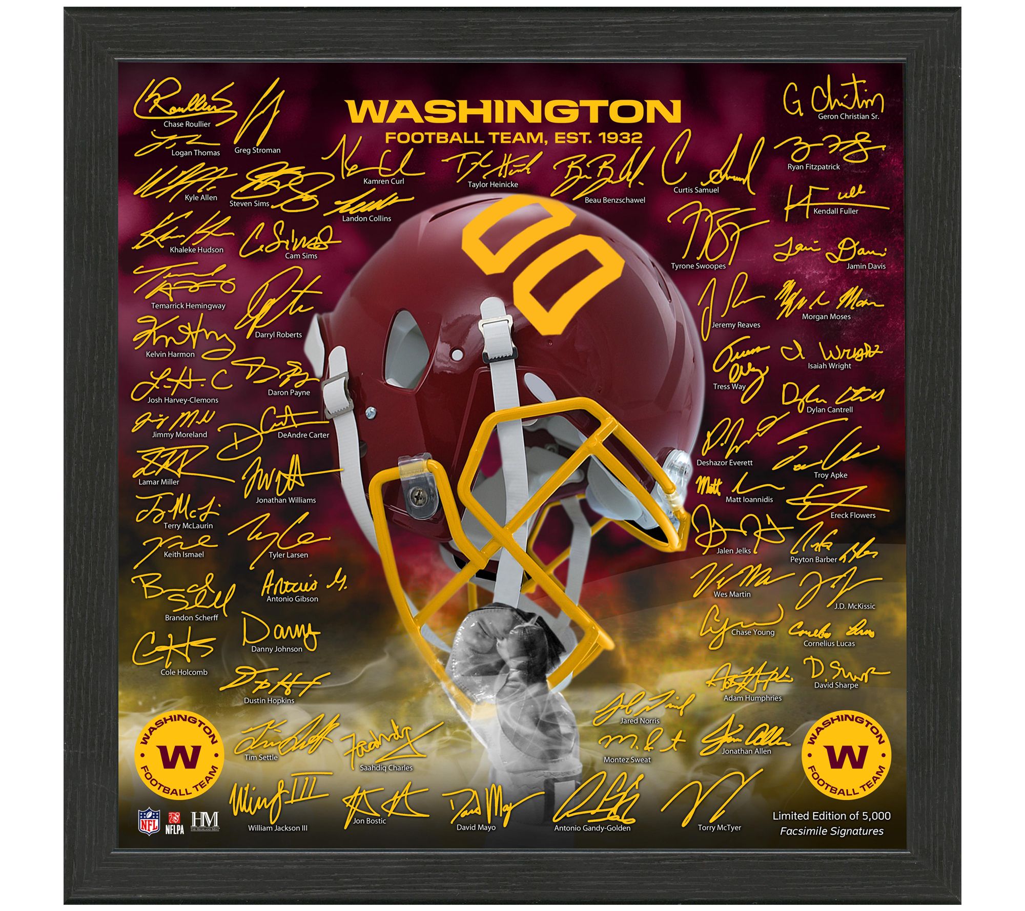 NFL Signature Team Helmet Frames