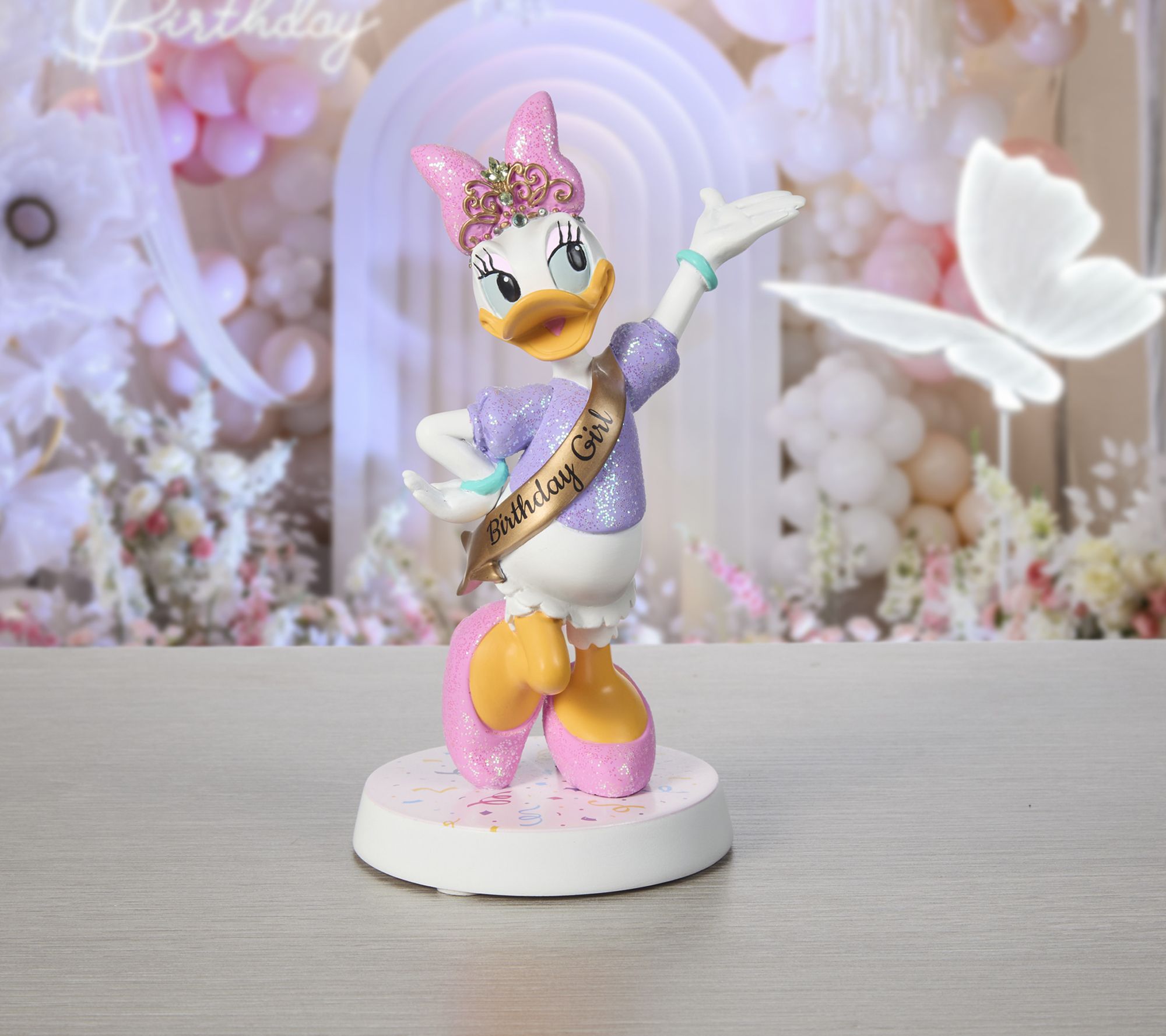 Precious Moments Disney Daisy Birthday Diva Figurine