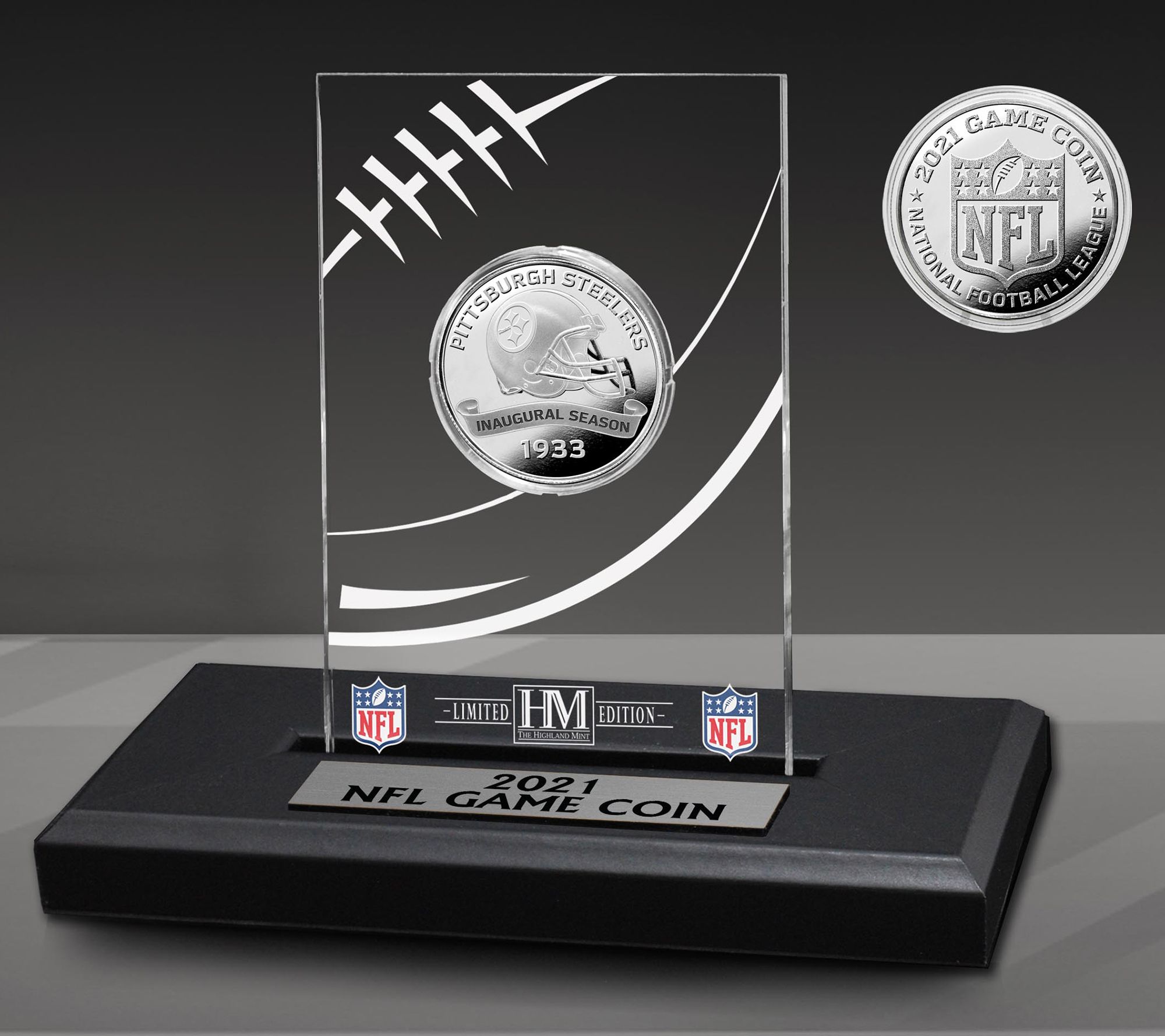 NFL 2021 Official Game Coin with Acrylic Stand