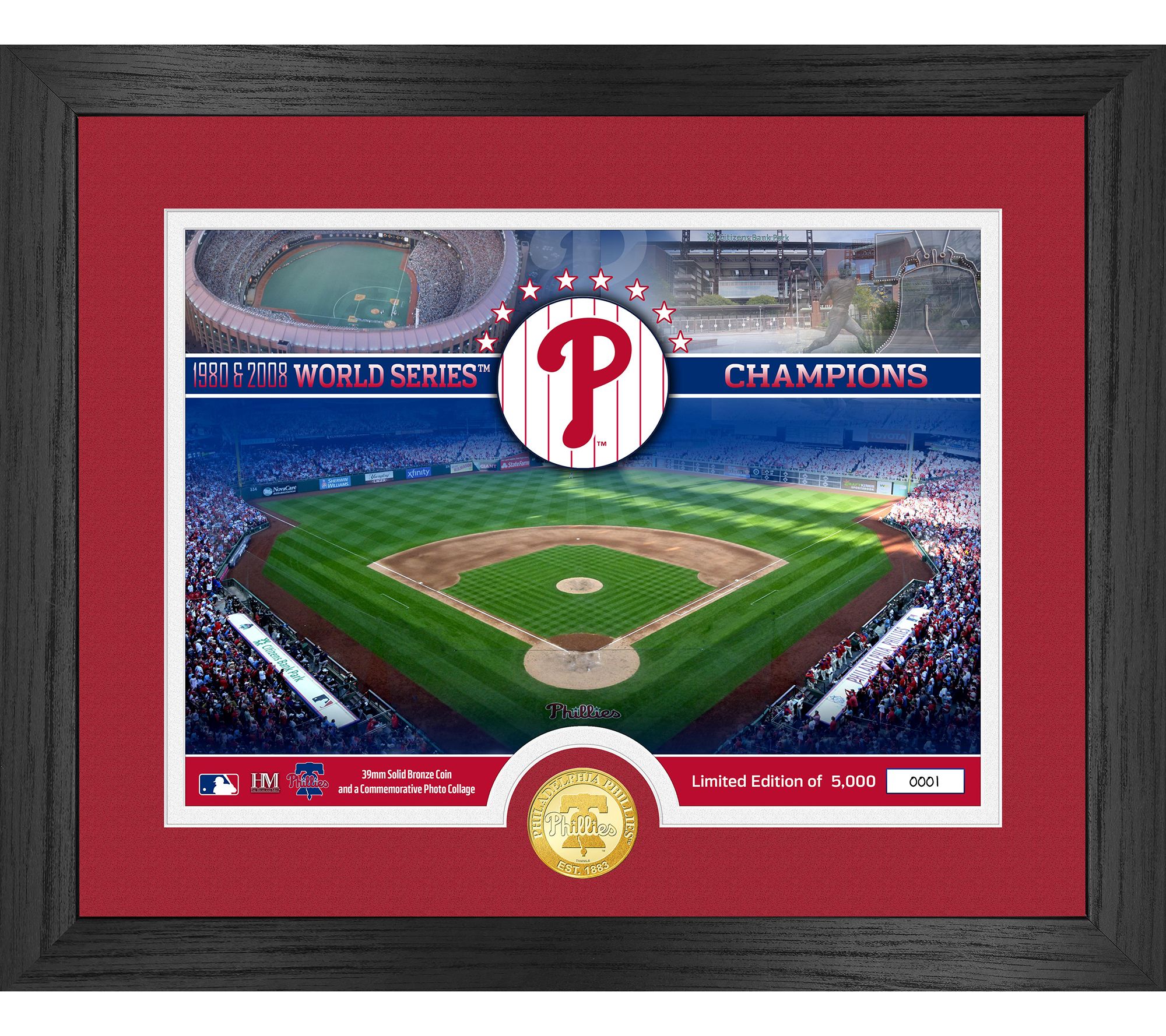 Highland Mint Philadelphia Phillies Bronze CoinPhoto Mint