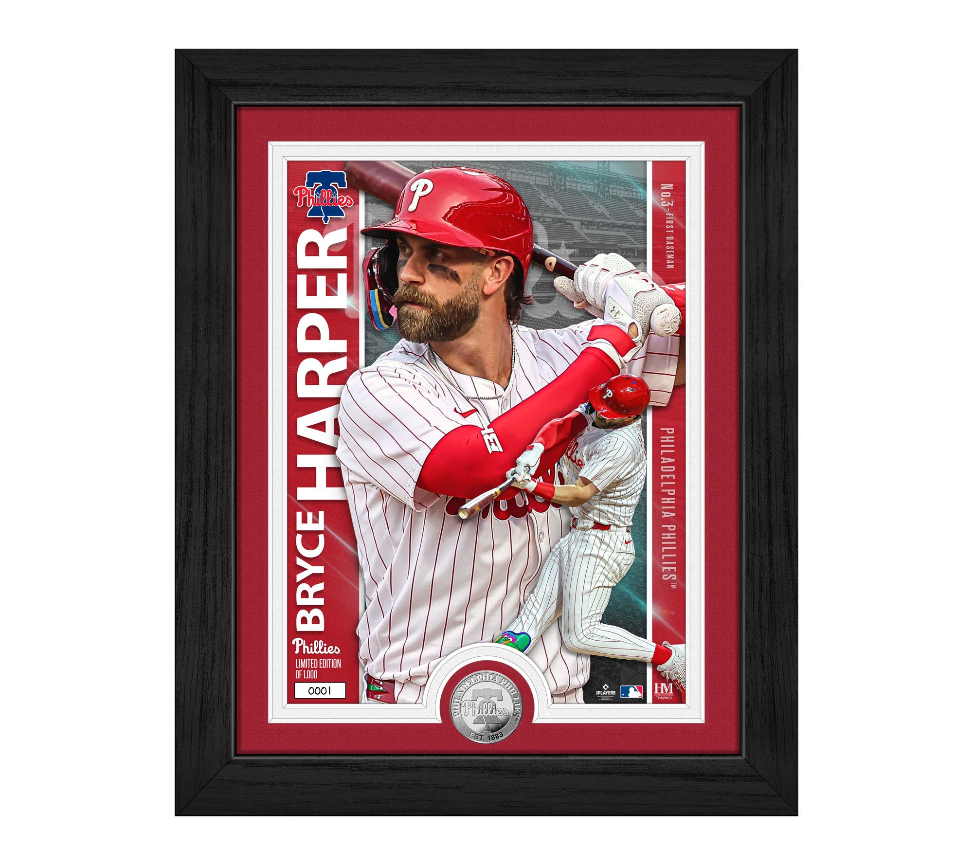 Highland Mint Bryce Harper Artist Proof SilverCoin Photo Mint