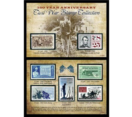 150th Anniversary Civil War Commemorative StampCollection