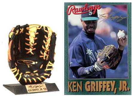 Rawlings Ken Griffey Jr. Signature Youth Baseball Mitt 1” Left