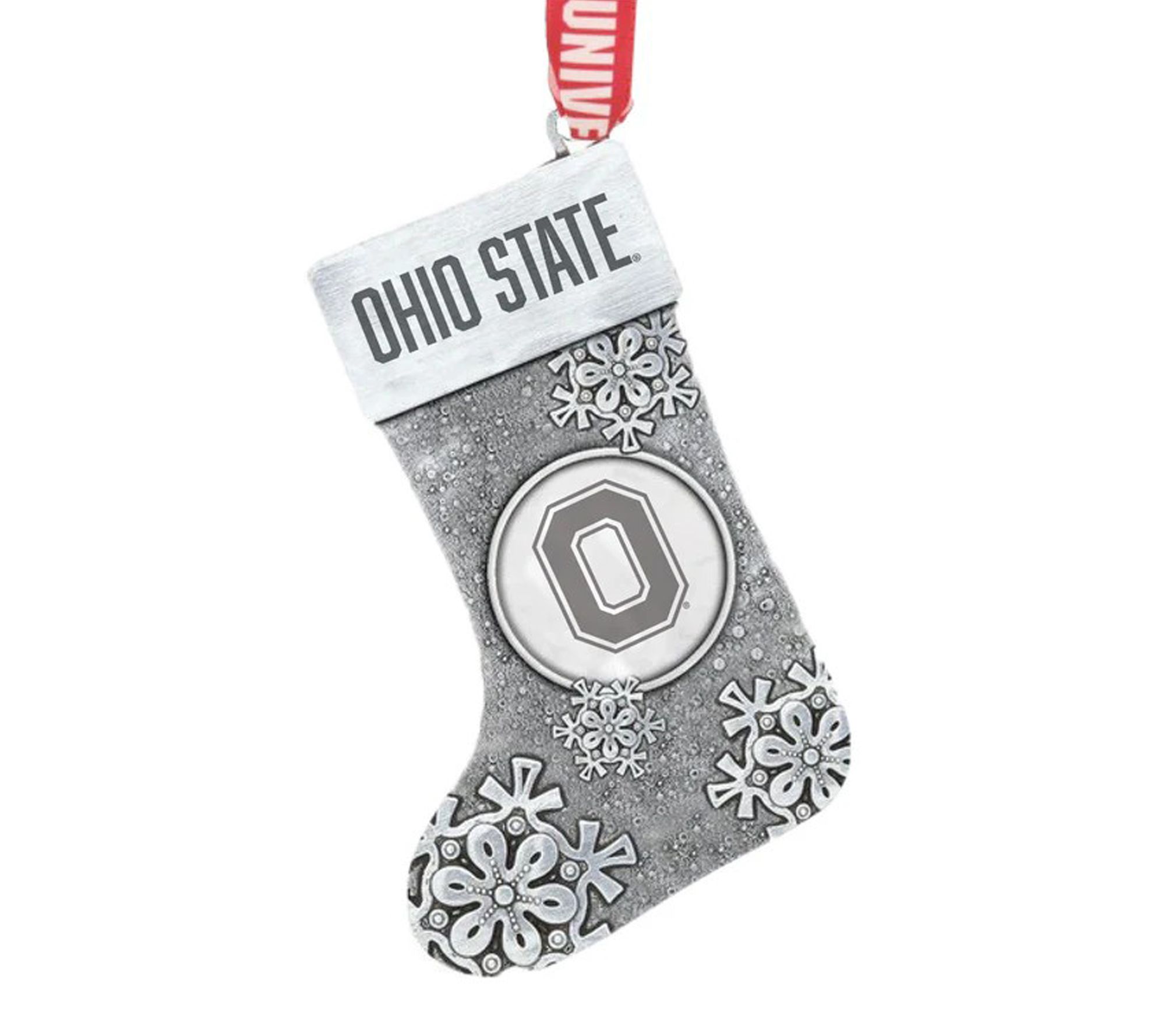 Wendell August NCAA Snowflake Stocking Ornament