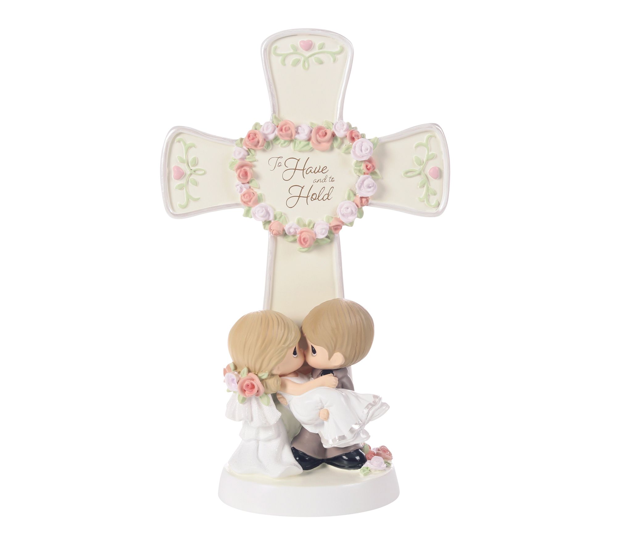 Precious Moments Wedding Cross Figurine