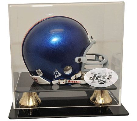 NFL New York Jets Mini Helmet Display Case 