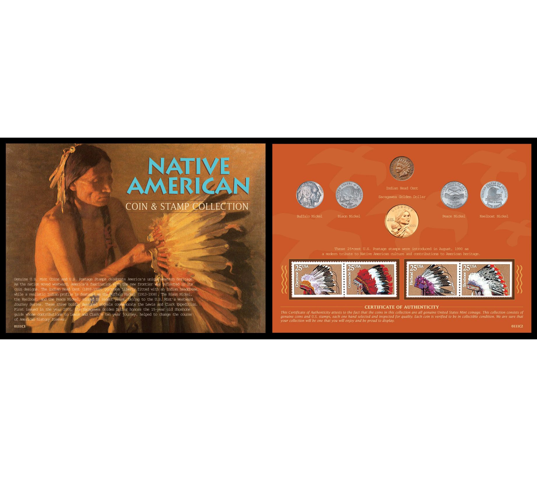 Native American West Coin and Stamp Collection QVC