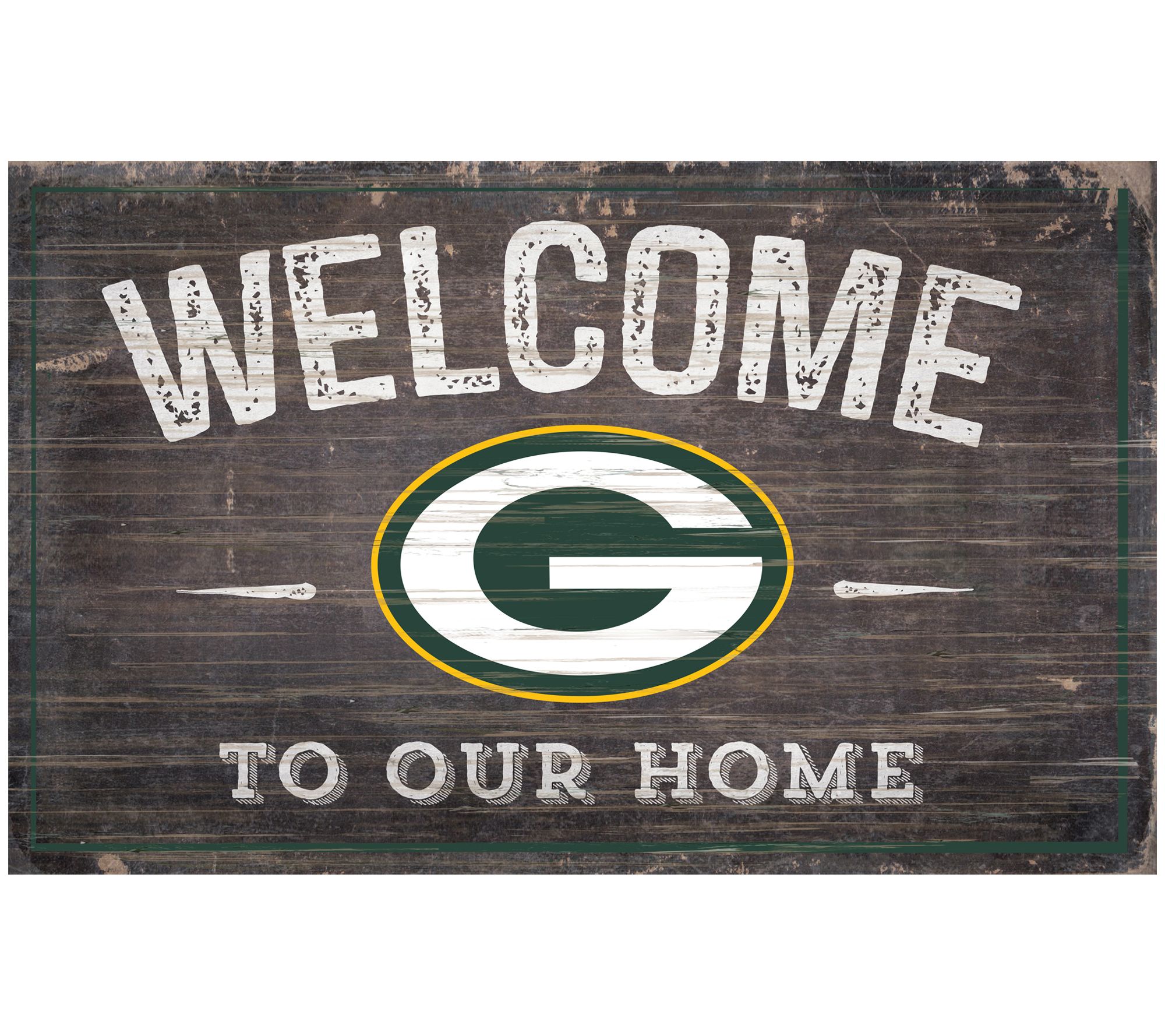 NFL Welcome To Our Home Wall Decor Sign