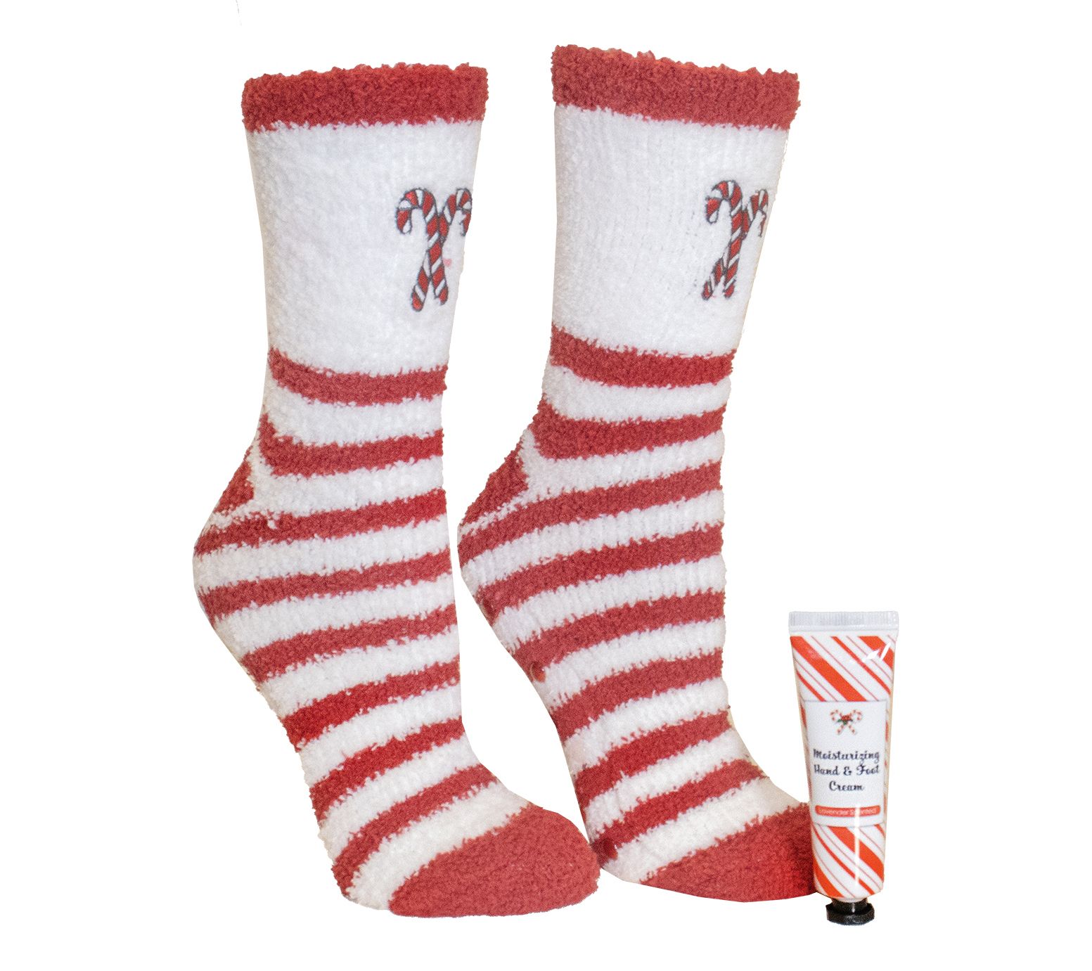 MinxNY Holiday Slipper Socks with Lavender Lotion