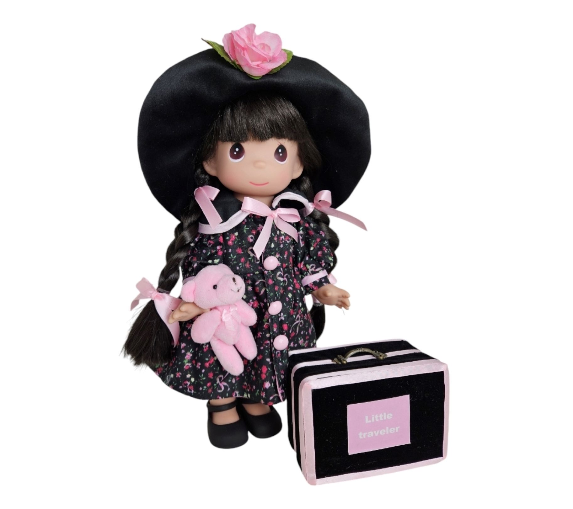 Precious Moments Blonde 12" Sweet Little Traveler