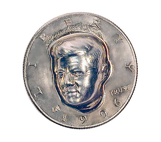 Three-Dimensional JFK Half-Dollar