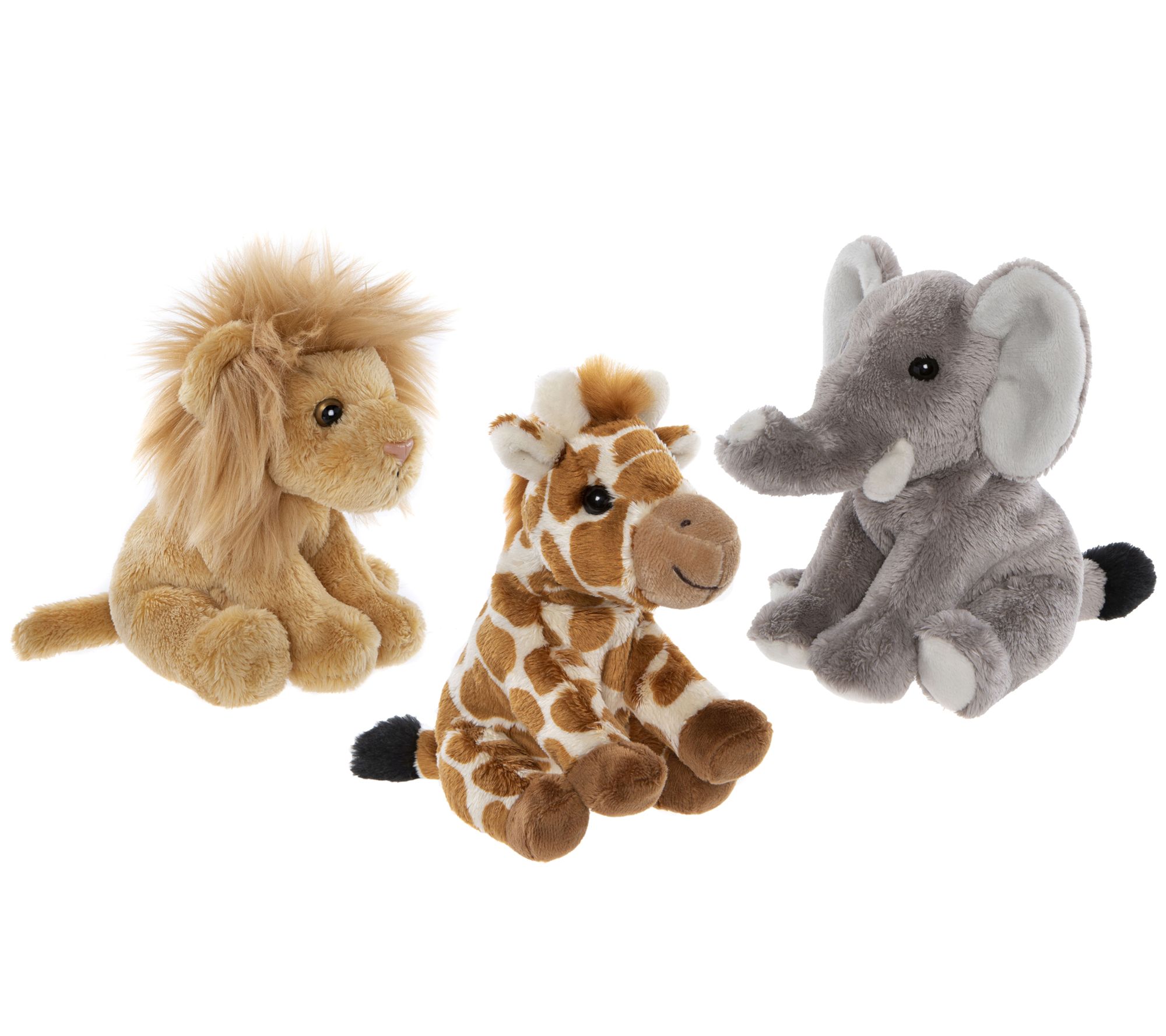 Charlie Bears Cuddle Cubs Safari Set of 3 Plush Animals