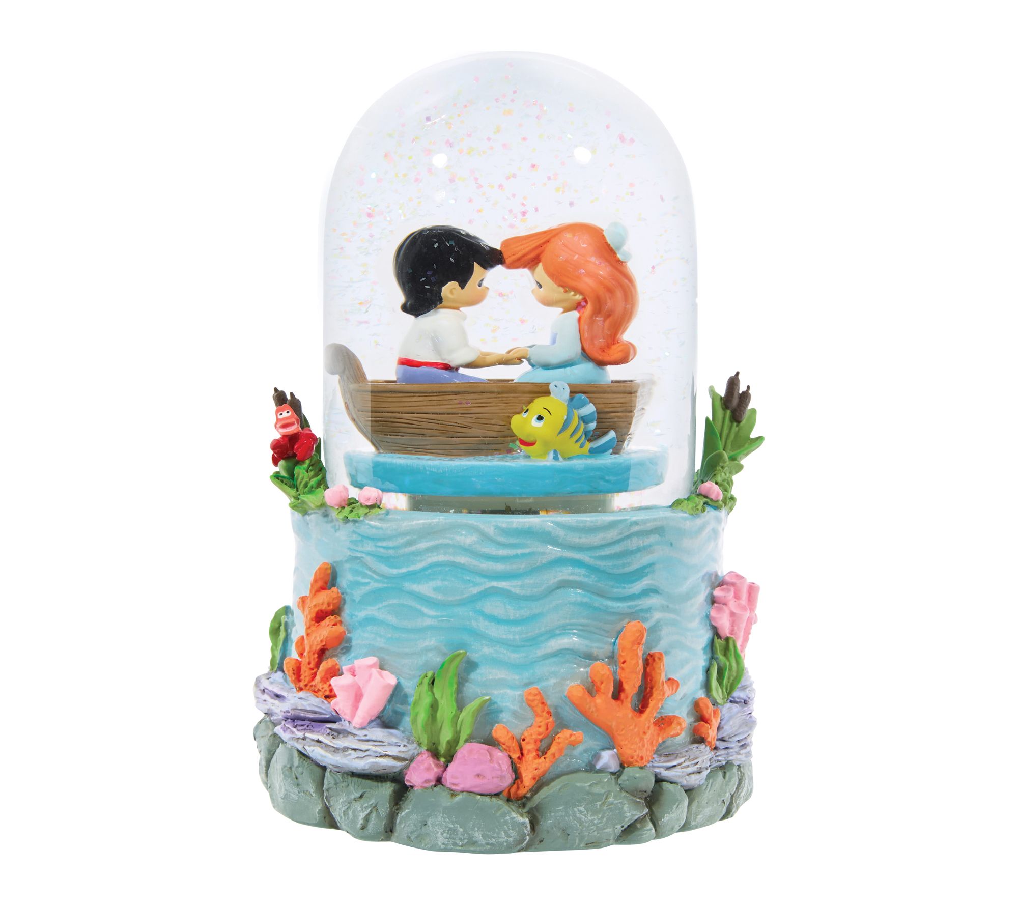 Precious Moments Disney Ariel & Eric Musical Snow Globe