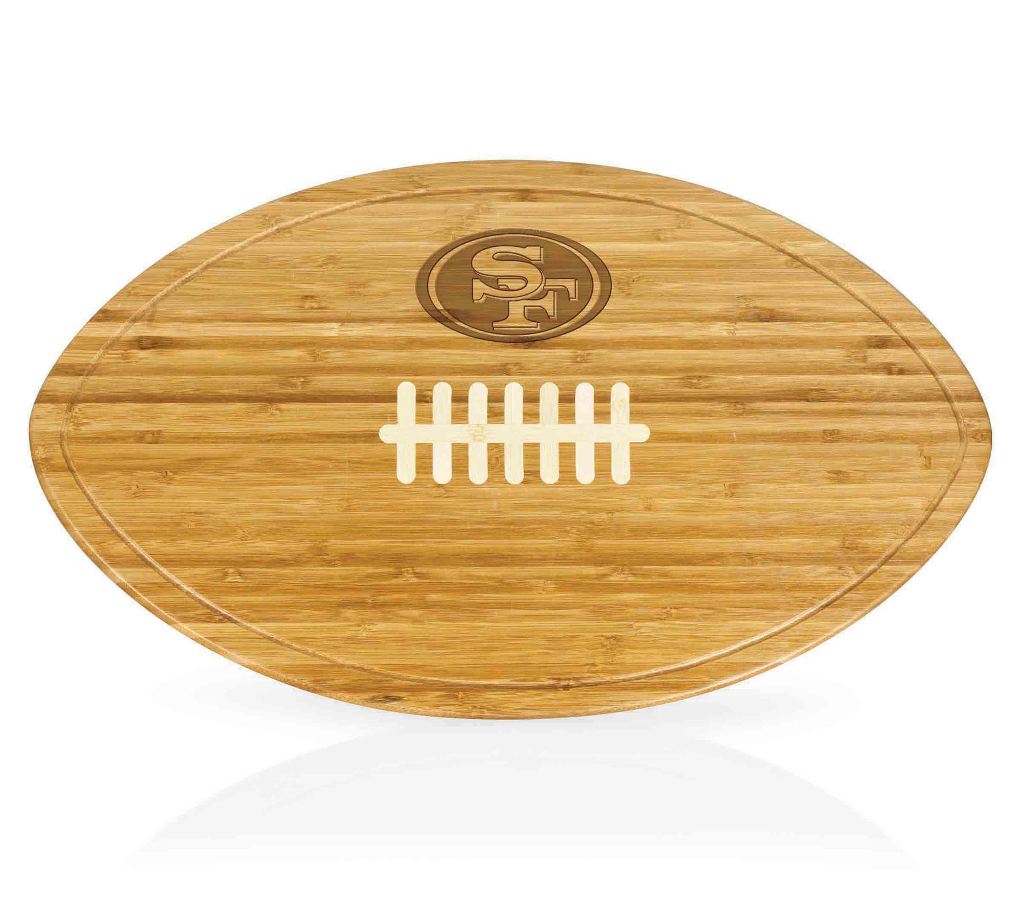 Picnic Time NFL Kickoff Football Cutting and Serving Board