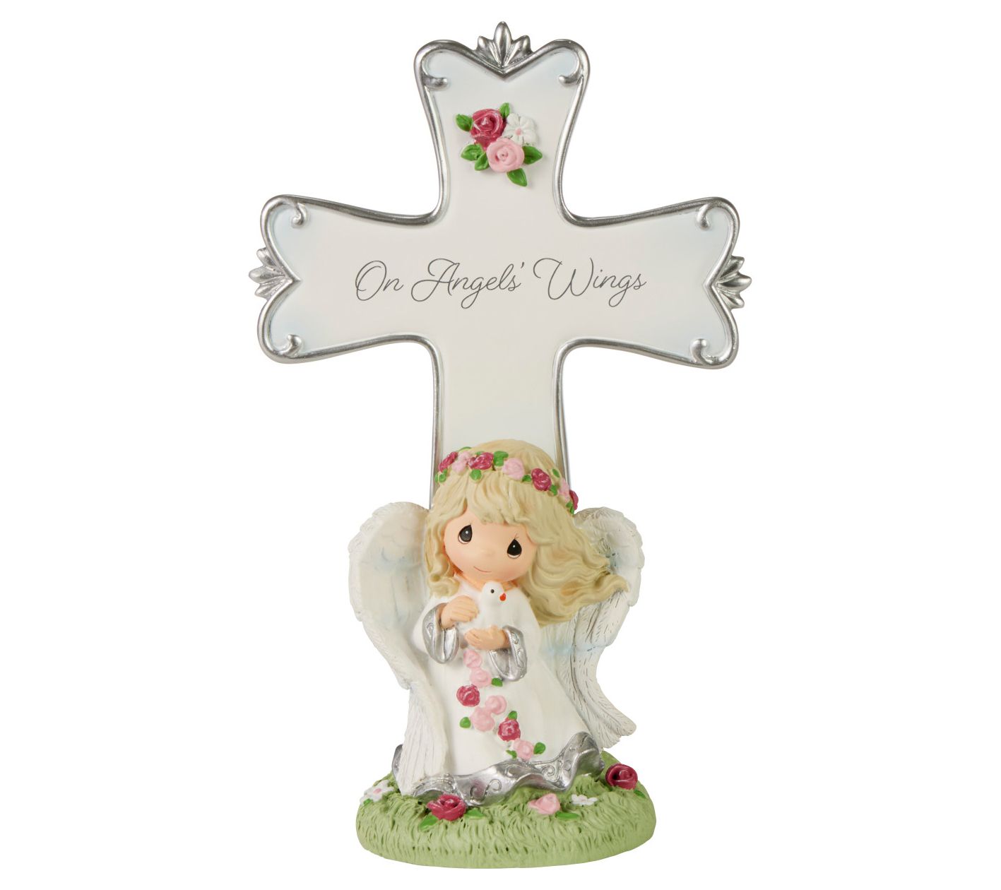 Precious Moments On Angels' Wings Cross