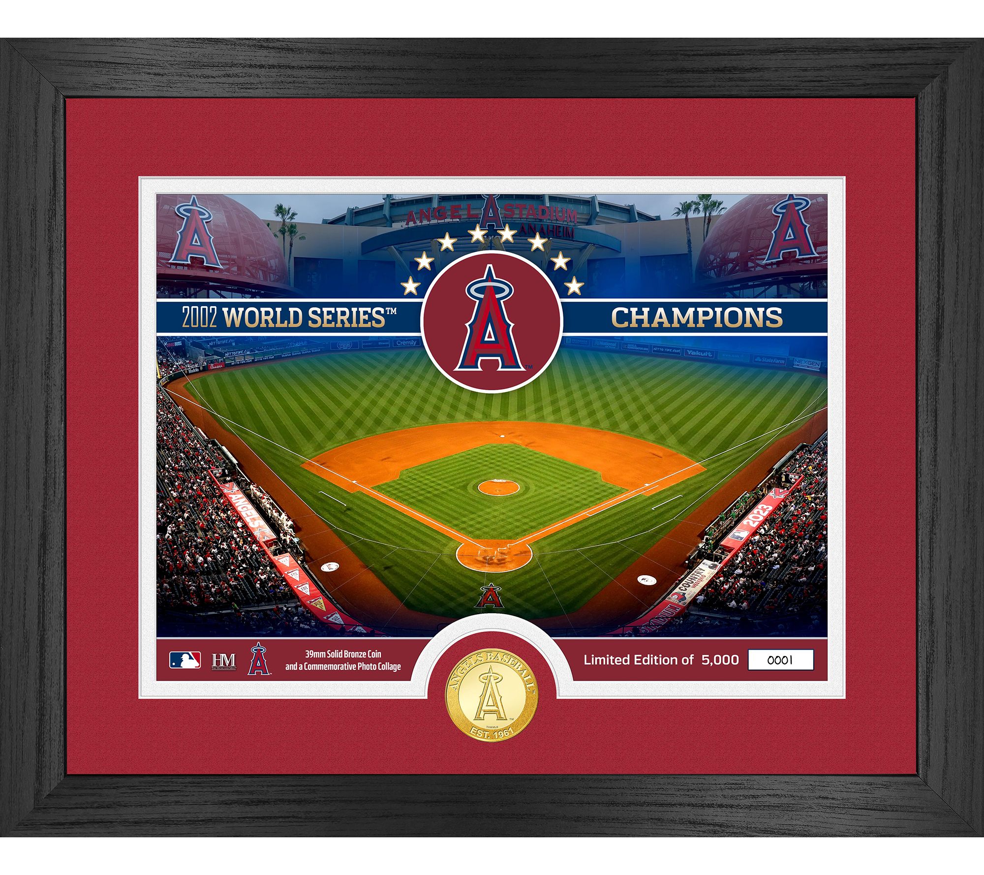 Highland Mint Los Angeles Angels Bronze Coin Stadium Mint
