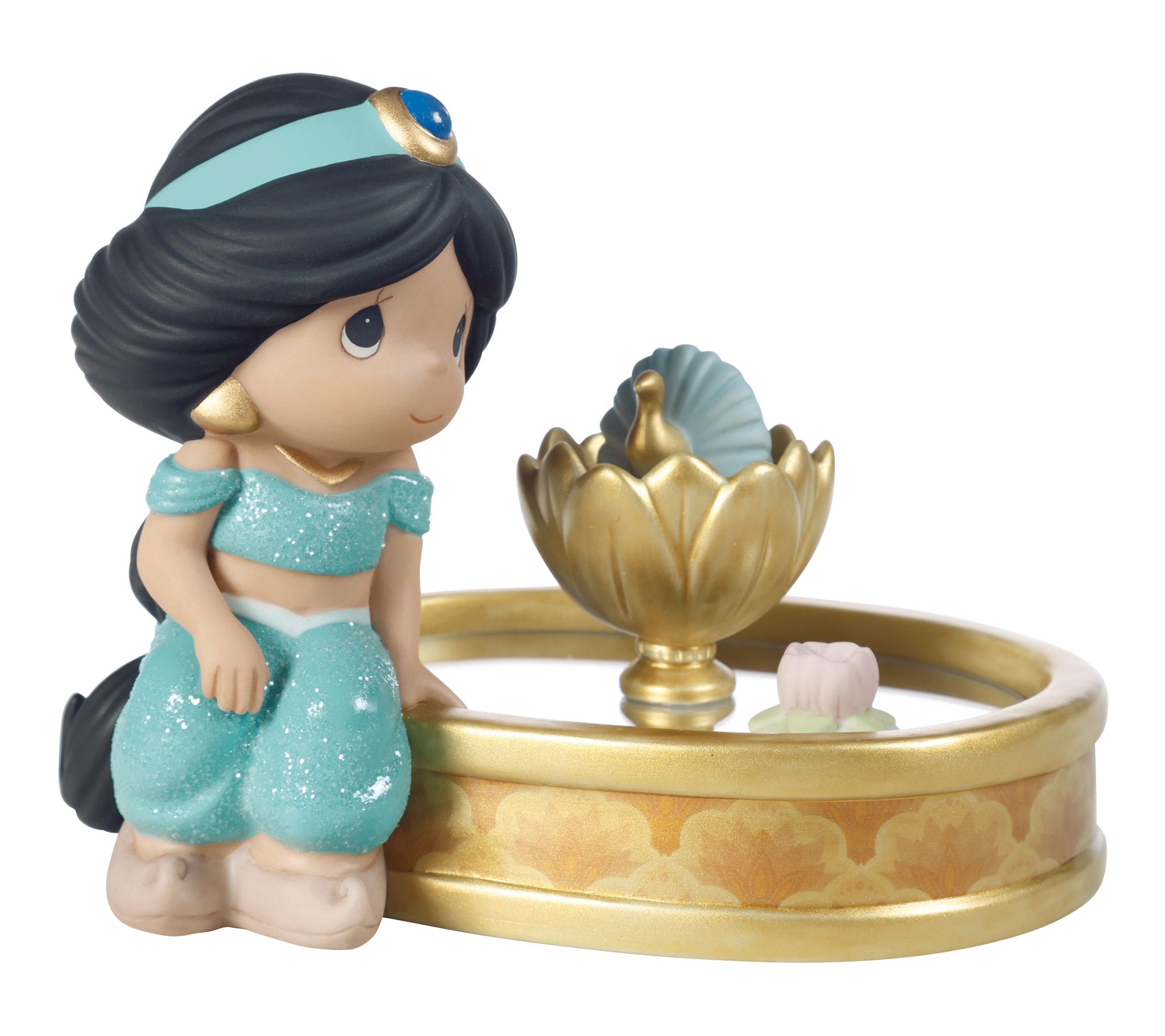 Precious Moments Disney Jasmine with Mirror Figurine
