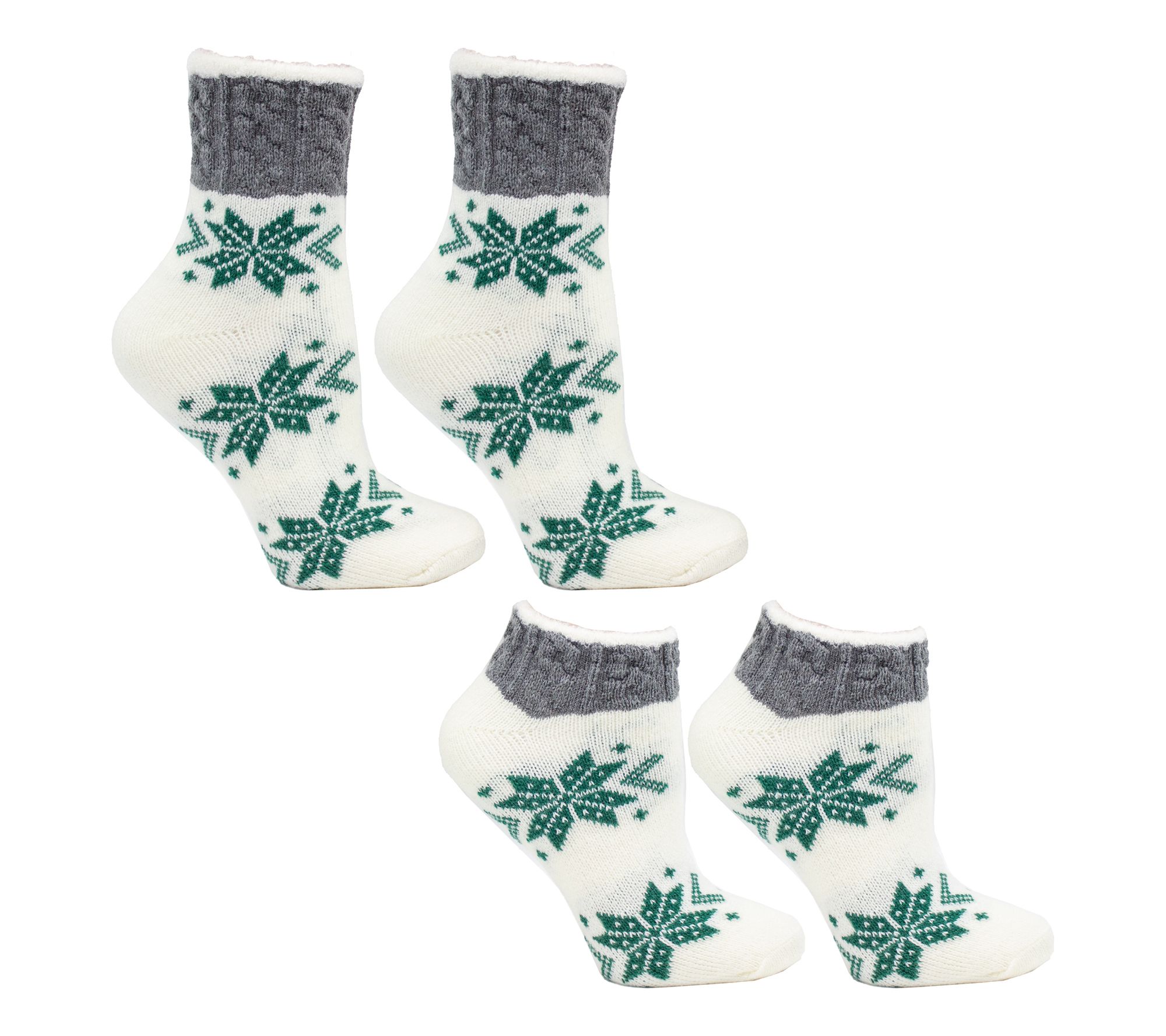 MinxNY Blizzard Blues Double Layer Socks Set