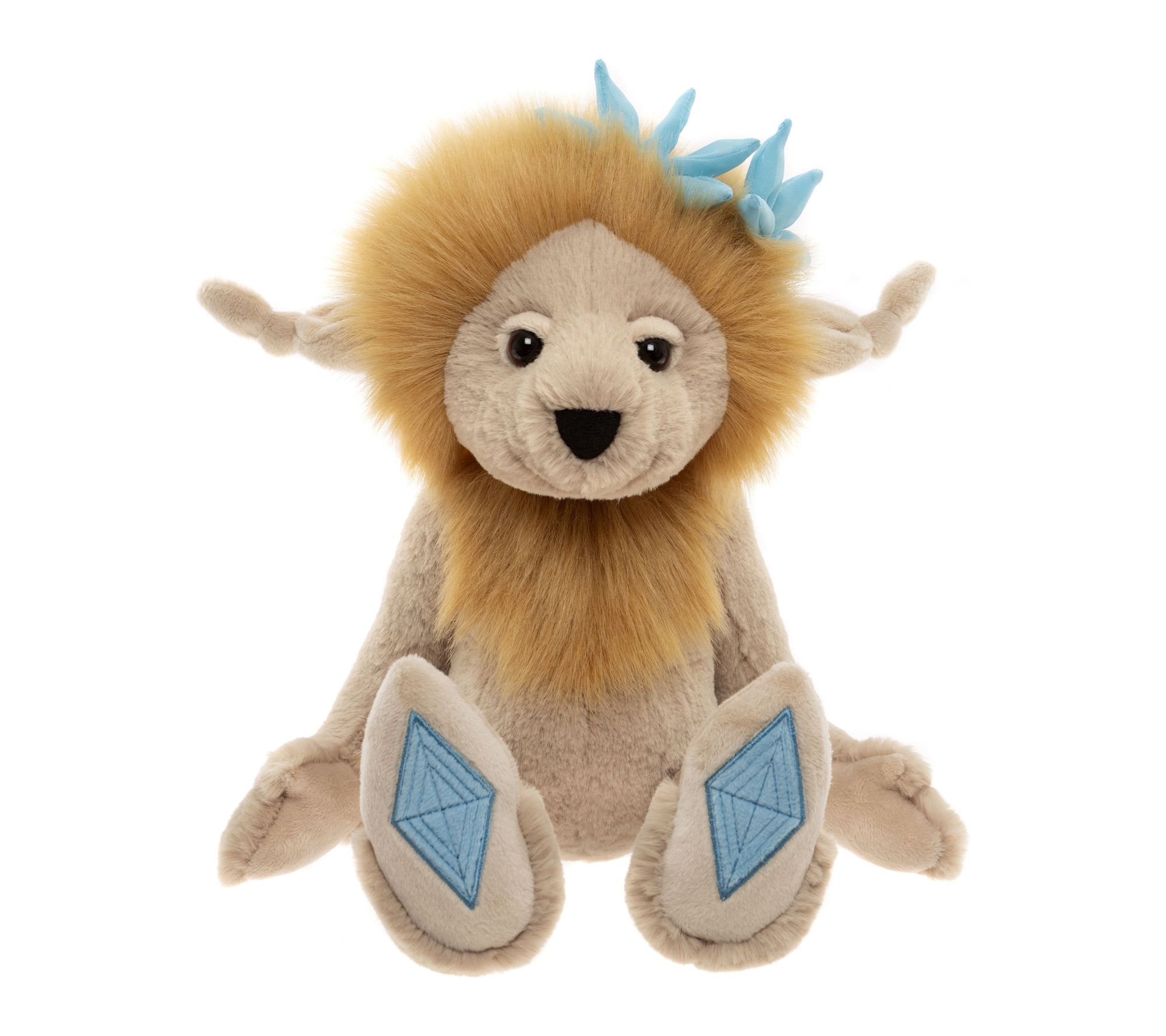 Charlie Bears Topaz Blu Plush Troll