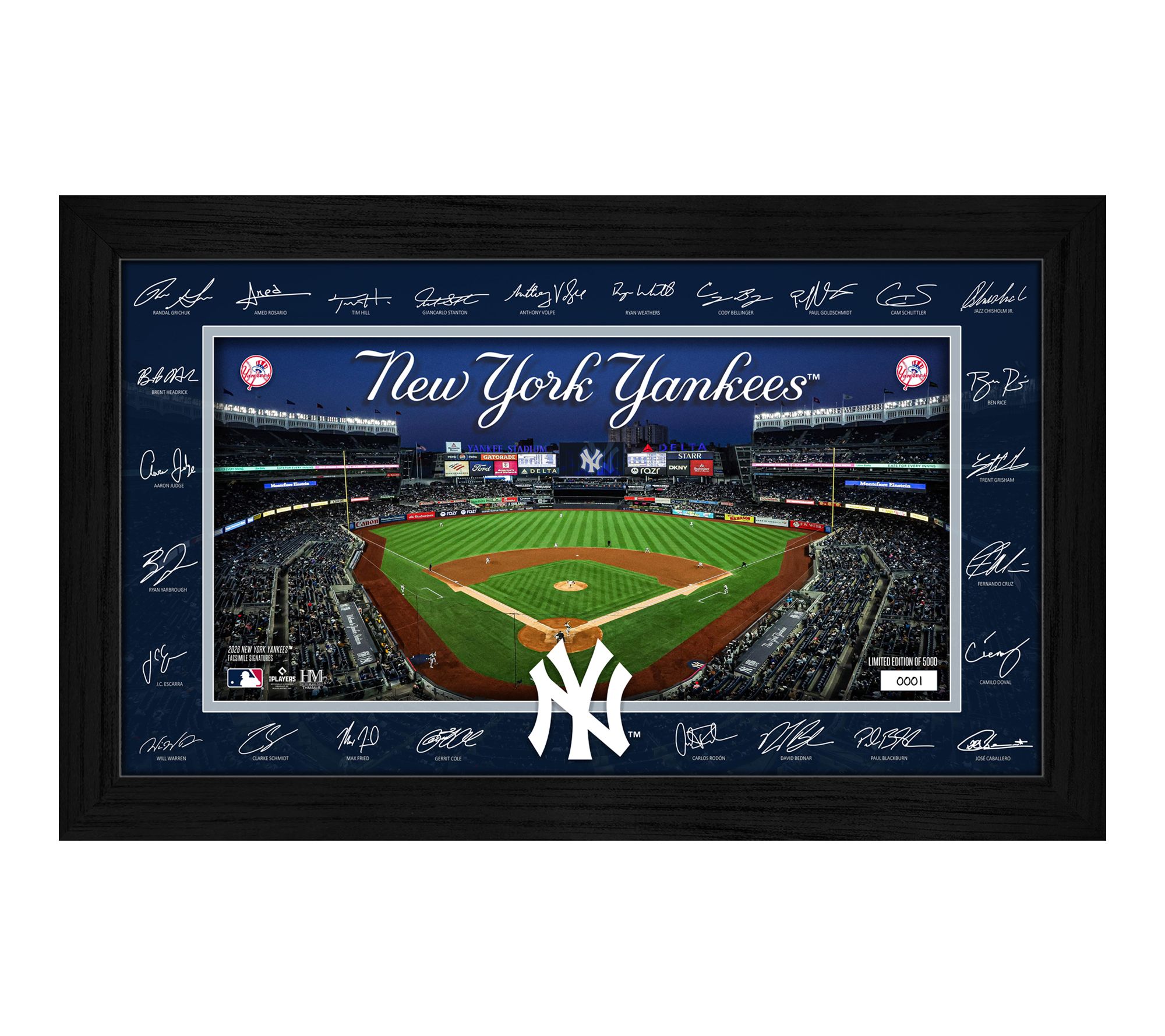 Highland Mint MLB 2026 Team Signature Frame